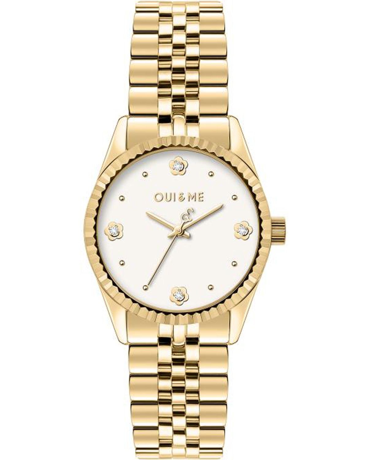 Ρολόι OUI&ME Coquette Diamonds Gold Stainless Steel Bracelet