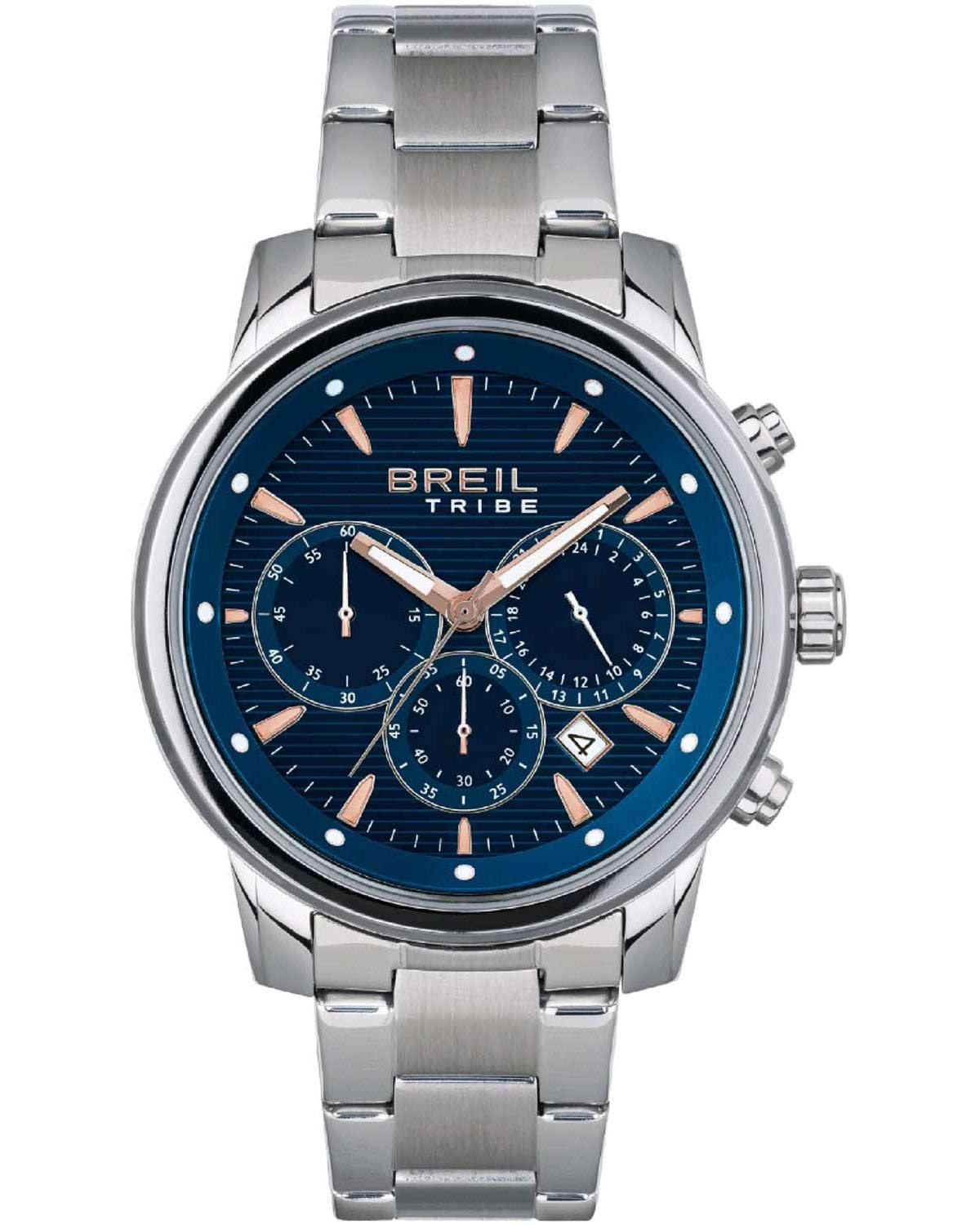 Ρολόι BREIL Tribe Caliber Chronograph Silver Stainless Steel Bracelet