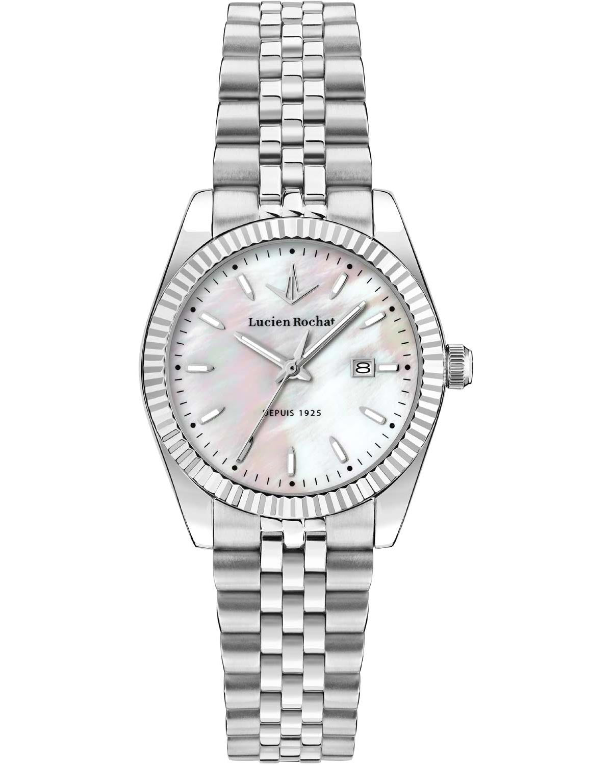 Ρολόι LUCIEN ROCHAT Bienne Silver Stainless Steel Bracelet