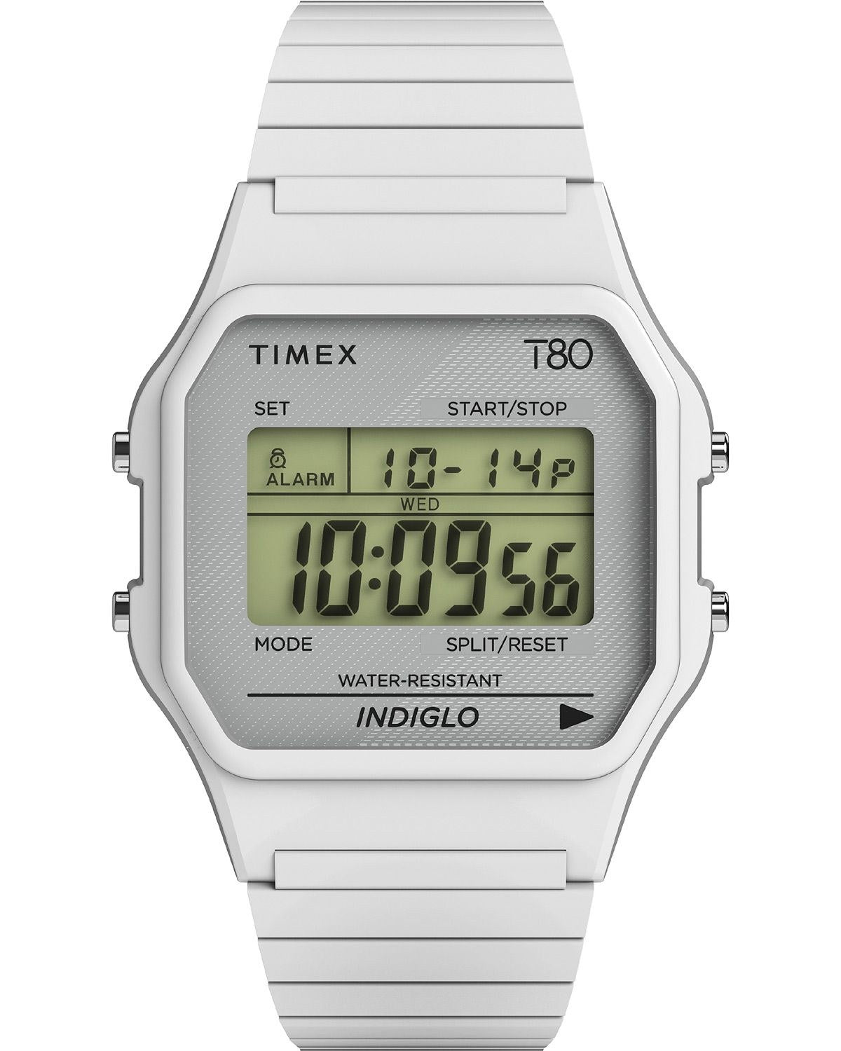 Ρολόι TIMEX T80 Chronograph White Stainless Steel Bracelet