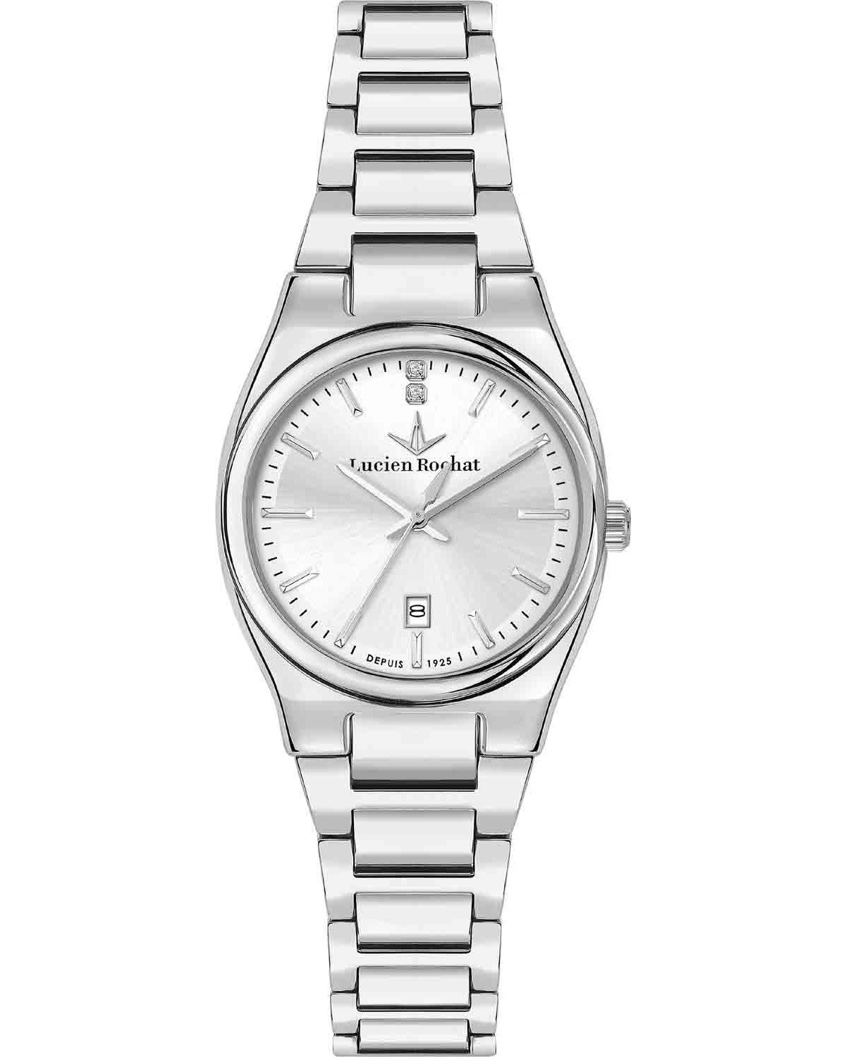 Ρολόι LUCIEN ROCHAT Avenue Diamonds Silver Stainless Steel Bracelet