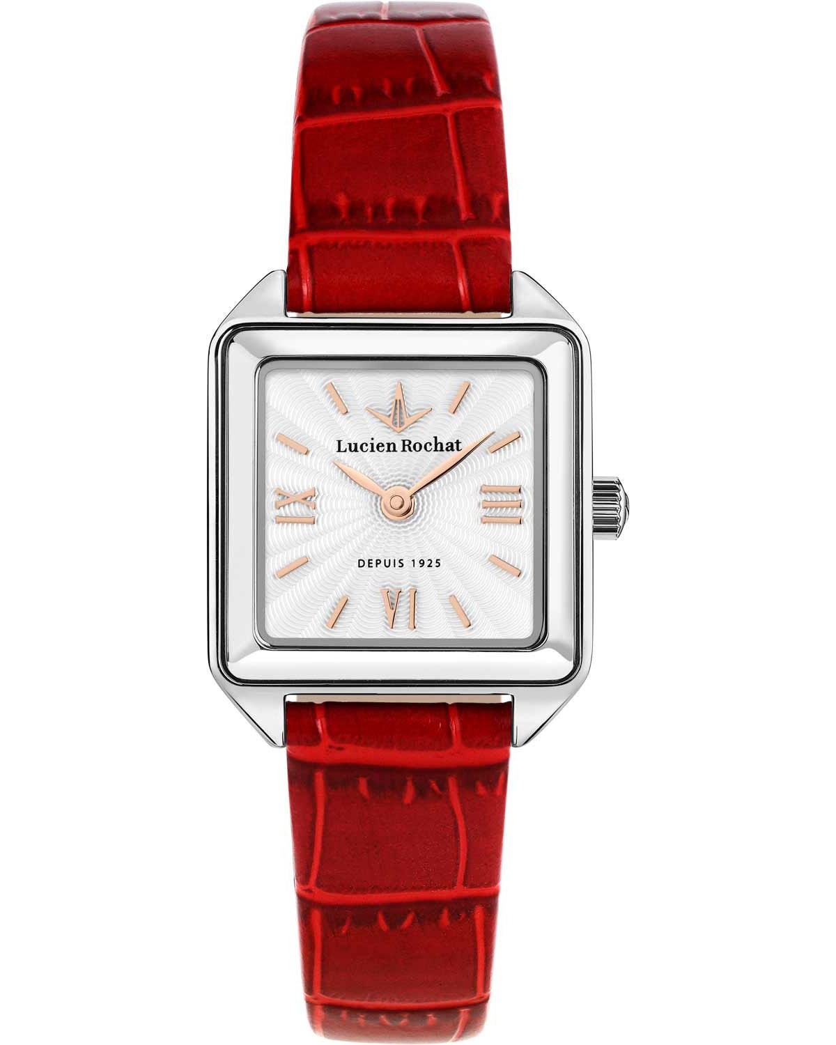 Ρολόι LUCIEN ROCHAT Aurorae Red Leather Strap