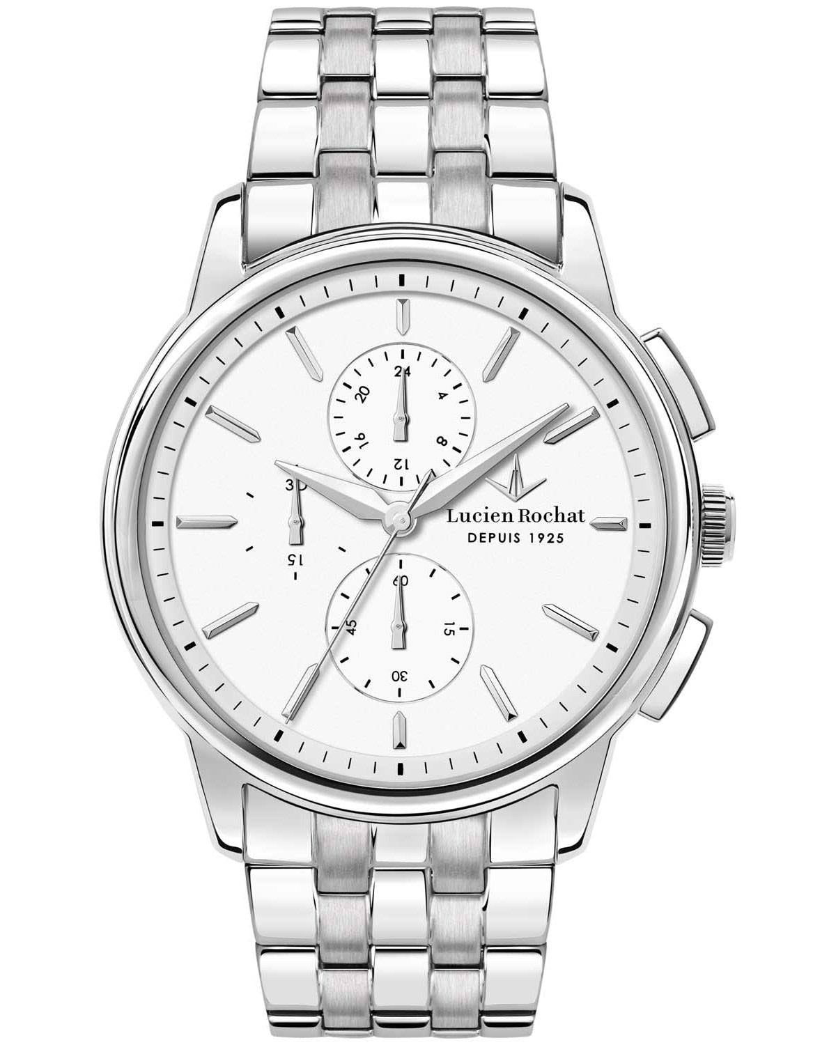 Ρολόι LUCIEN ROCHAT Iconic Chronograph Silver Stainless Steel Bracelet