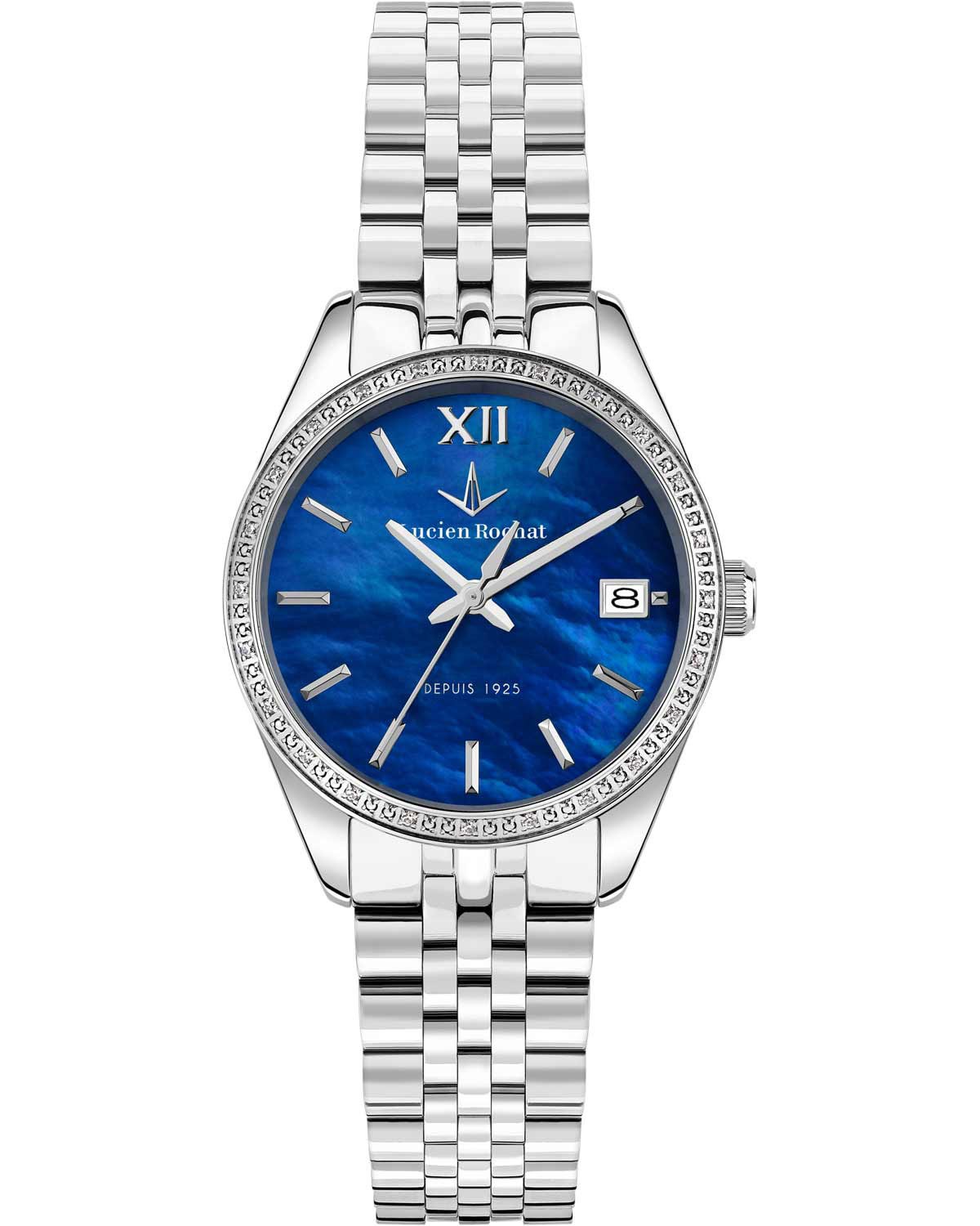 Ρολόι LUCIEN ROCHAT Madame Diamonds Silver Stainless Steel Bracelet