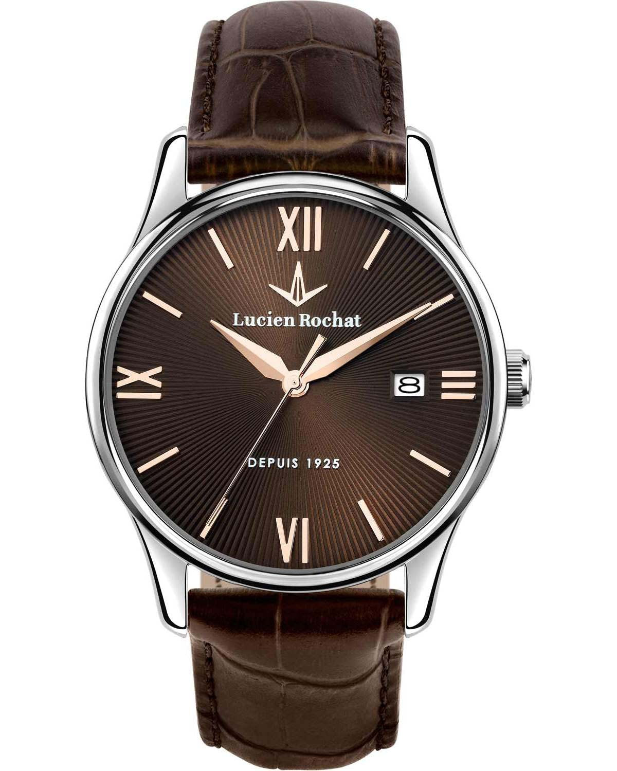 Ρολόι LUCIEN ROCHAT Montreux Brown Leather Strap