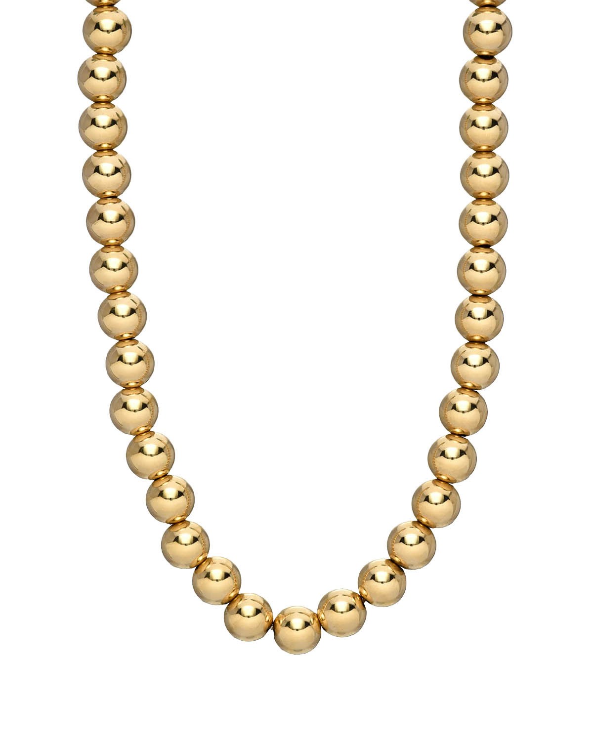 Κολιέ KIKI Beads Collection από επιχρυσωμένο ασήμι 925
