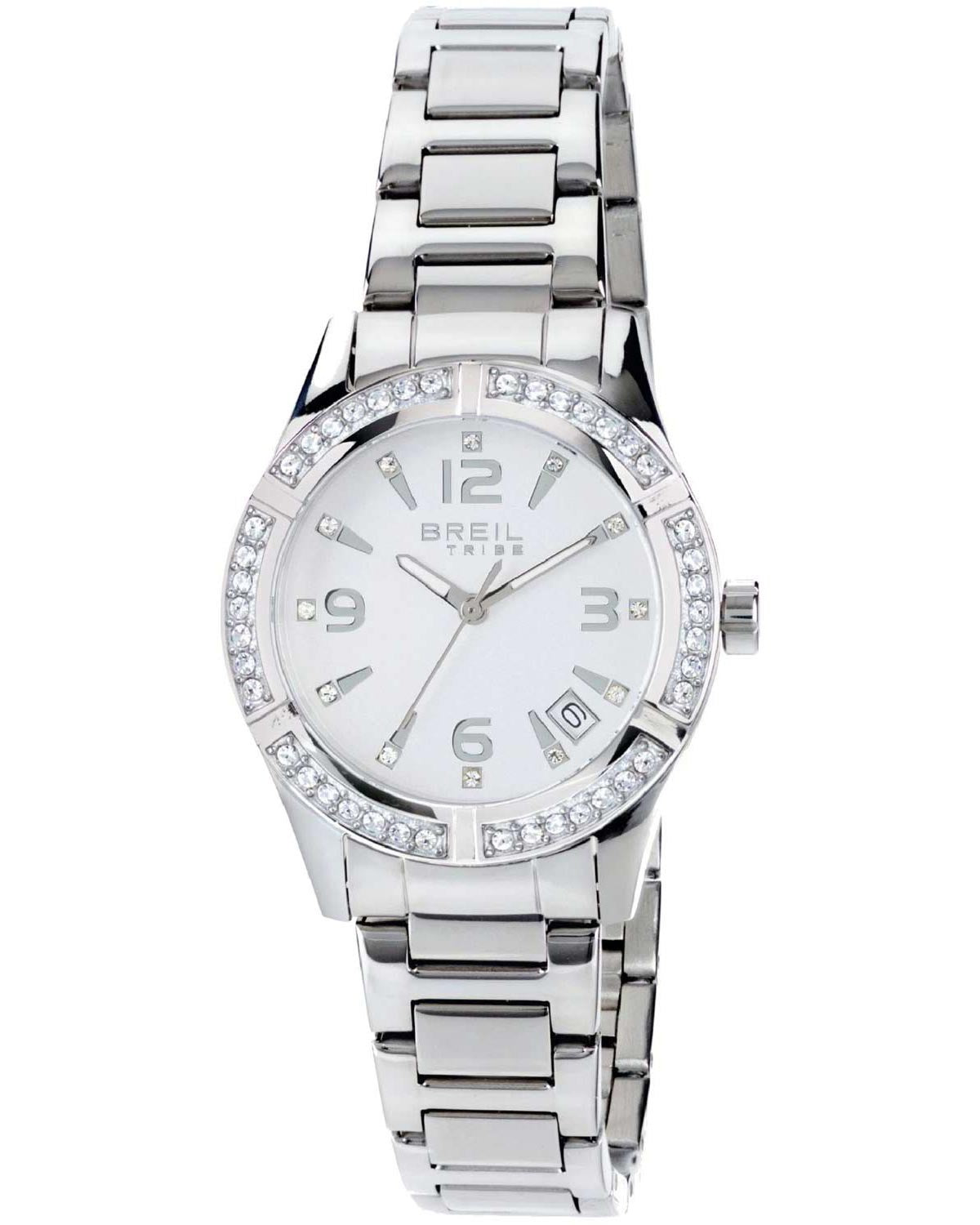 Ρολόι BREIL Tribe C'Est Chic Crystals Silver Stainless Steel Bracelet