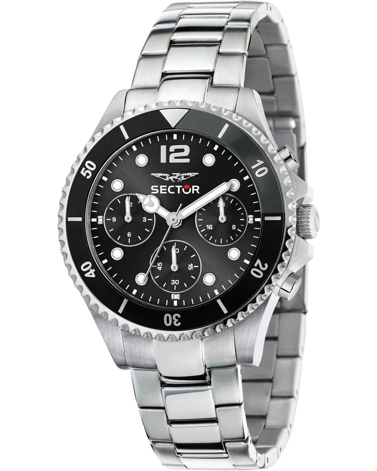 Ρολόι SECTOR 230 Chronograph Silver Stainless Steel Bracelet
