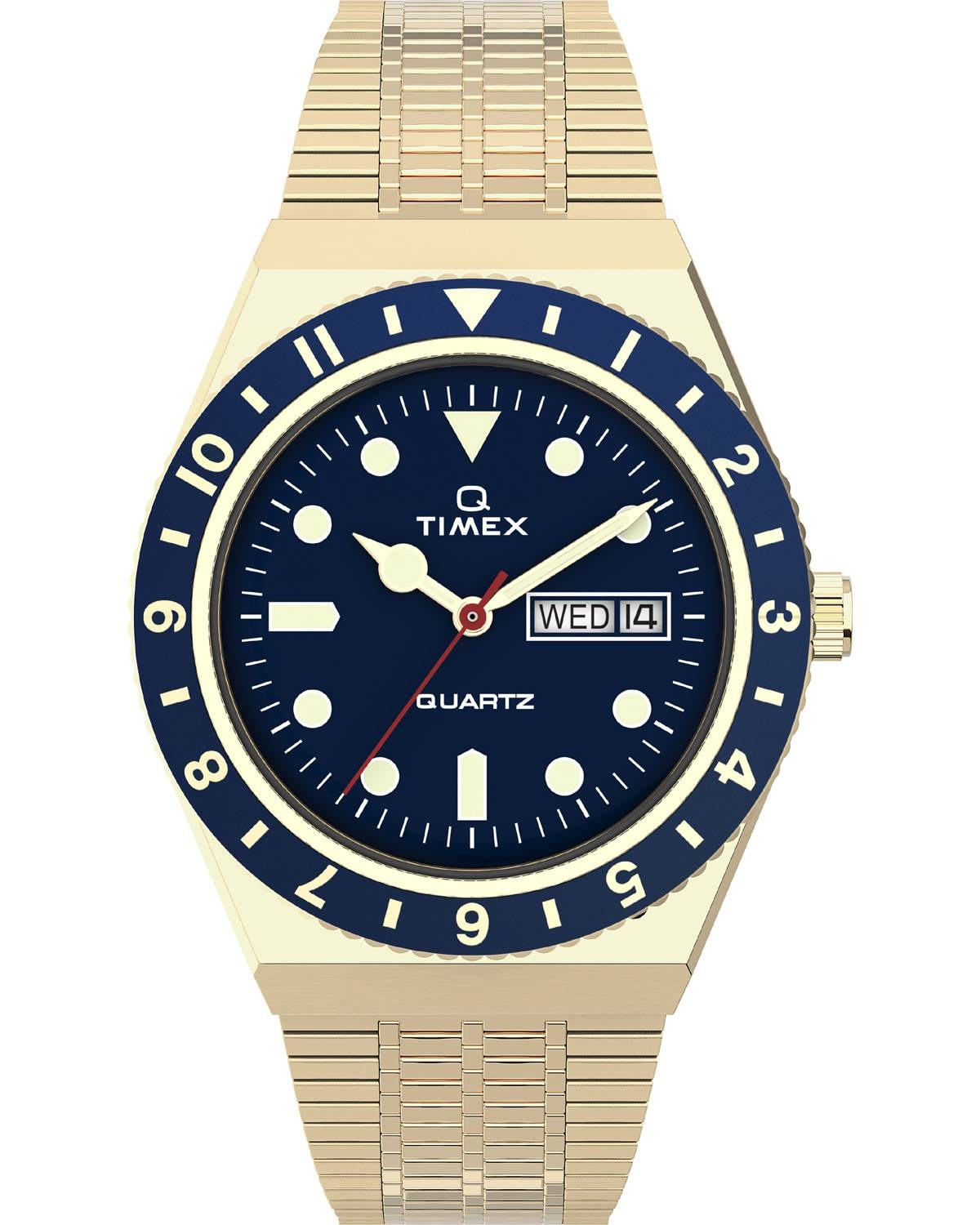 Ρολόι TIMEX Q Reissue Gold Stainless Steel Bracelet