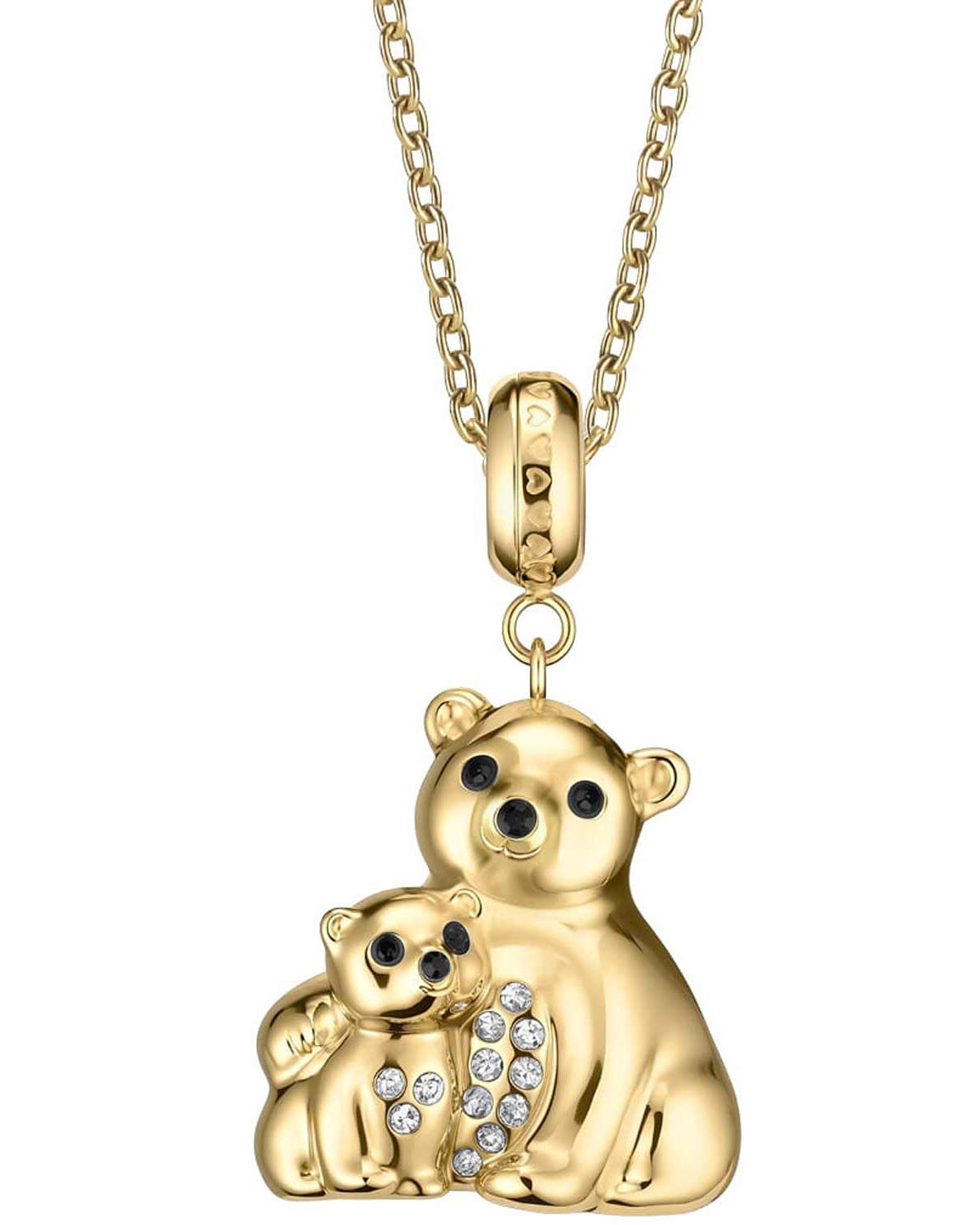 Κολιέ BERING Polar Animals "Polar Bear Mom gold"