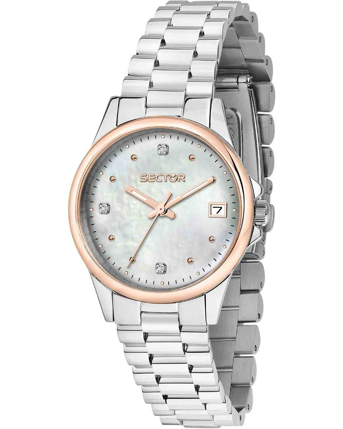 Ρολόι SECTOR 230 Crystals Silver Stainless Steel Bracelet