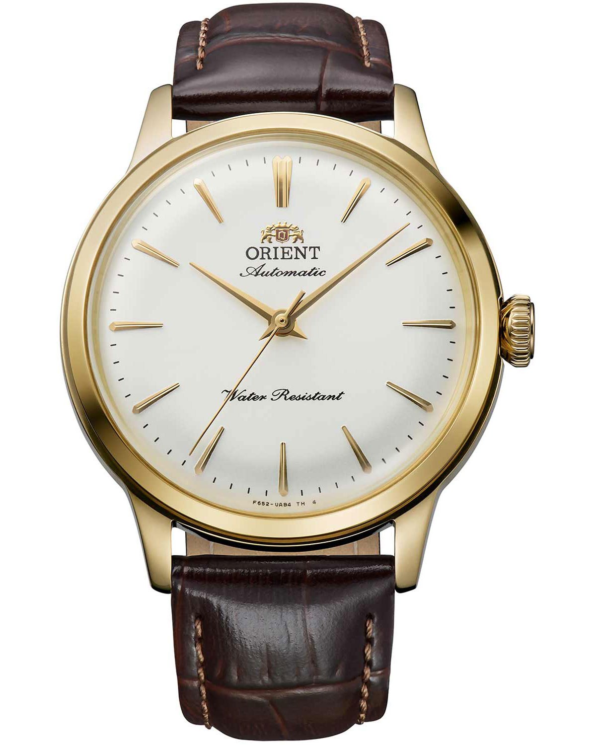 Ρολόι ORIENT Bambino αυτόματο με καφέ δερμάτινο λουράκι