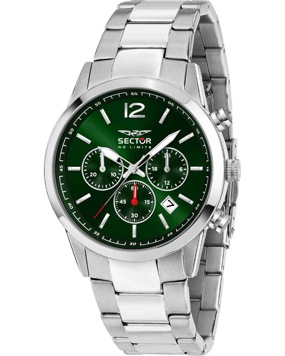 Ρολόι SECTOR 660 Chronograph Silver Stainless Steel Bracelet