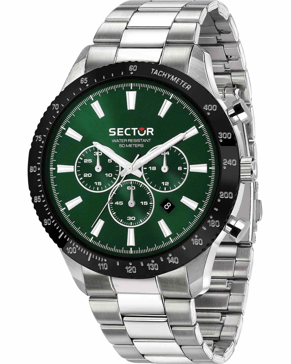 Ρολόι SECTOR 270 Chronograph Silver Stainless Steel Bracelet