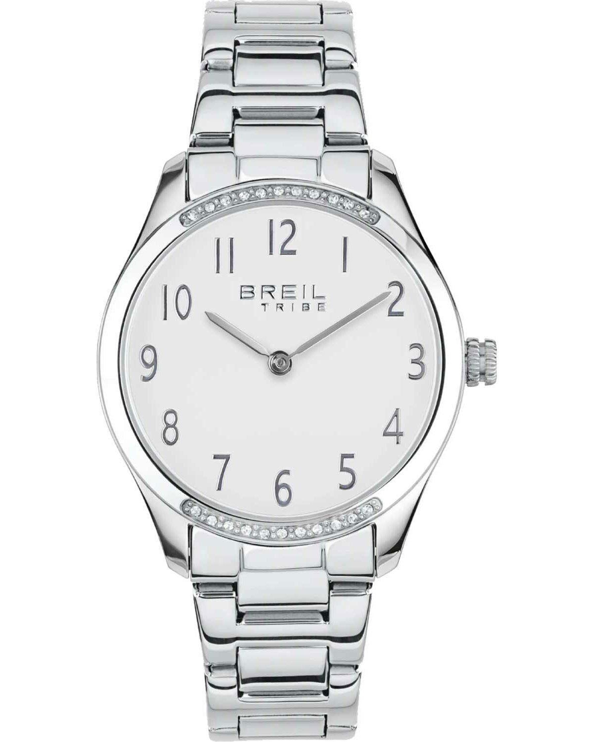 Ρολόι BREIL Tribe Kyla Crystals Silver Stainless Steel Bracelet