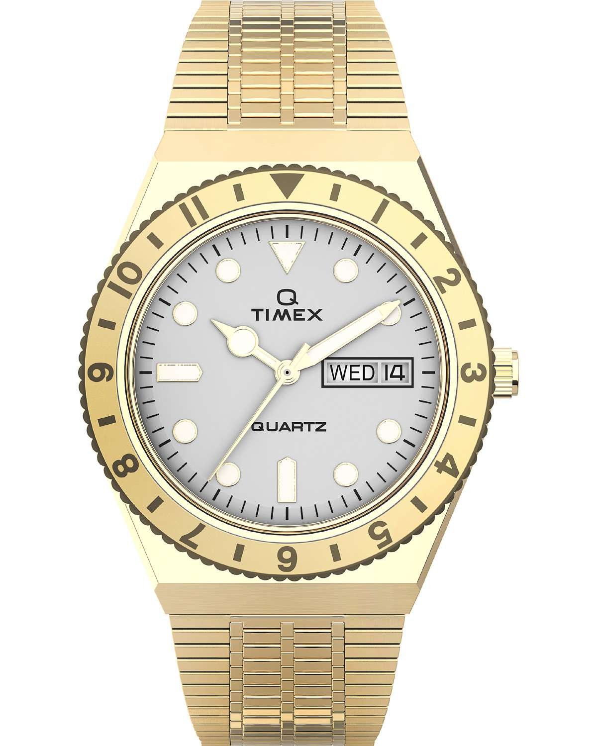 Ρολόι TIMEX Q Reissue Gold Stainless Steel Bracelet