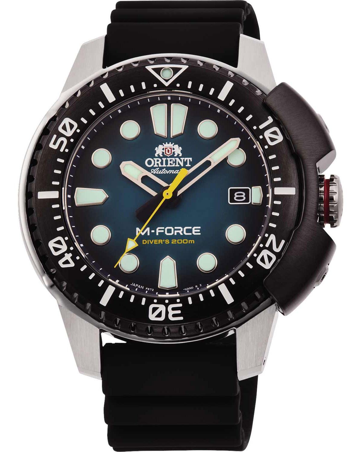 Ρολόι ORIENT Sports M-Force Diver Automatic Black Rubber Strap