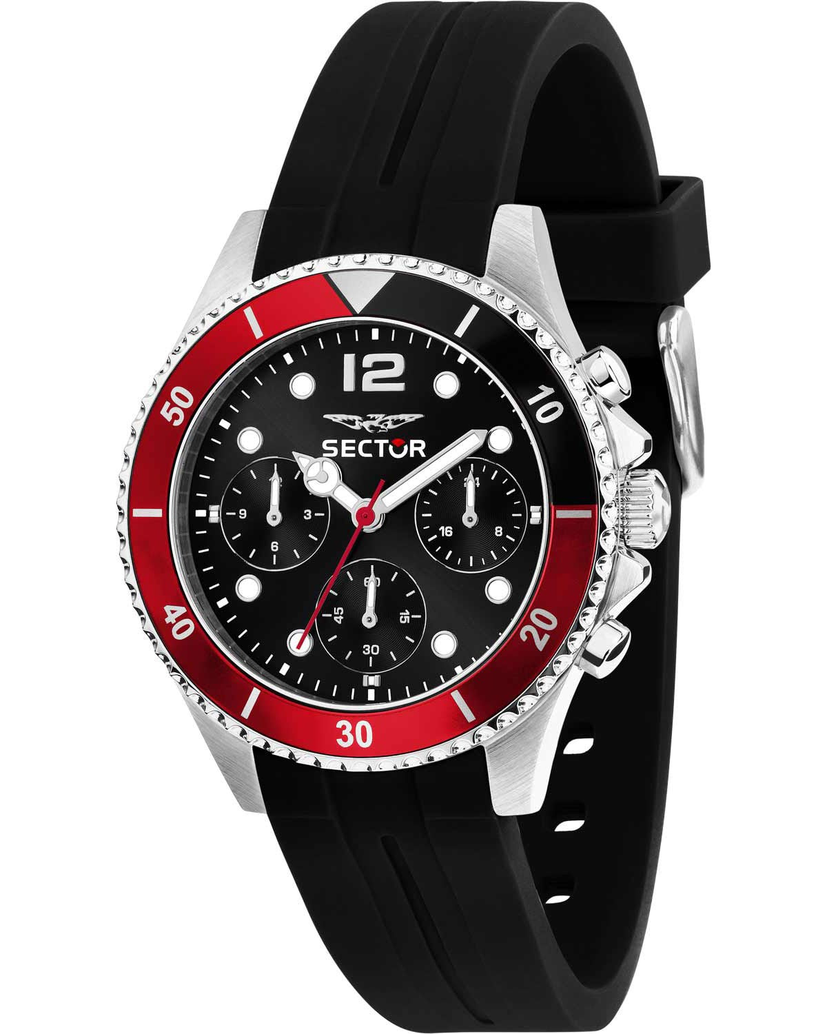Ρολόι SECTOR 230 Chronograph Black Plastic Strap