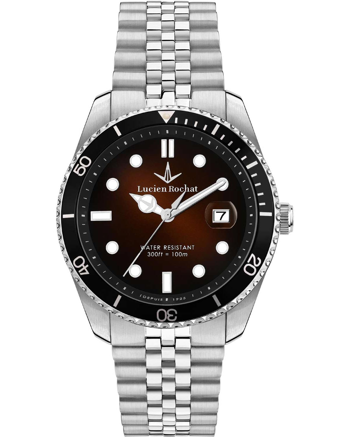 Ρολόι LUCIEN ROCHAT Leman Silver Stainless Steel Bracelet