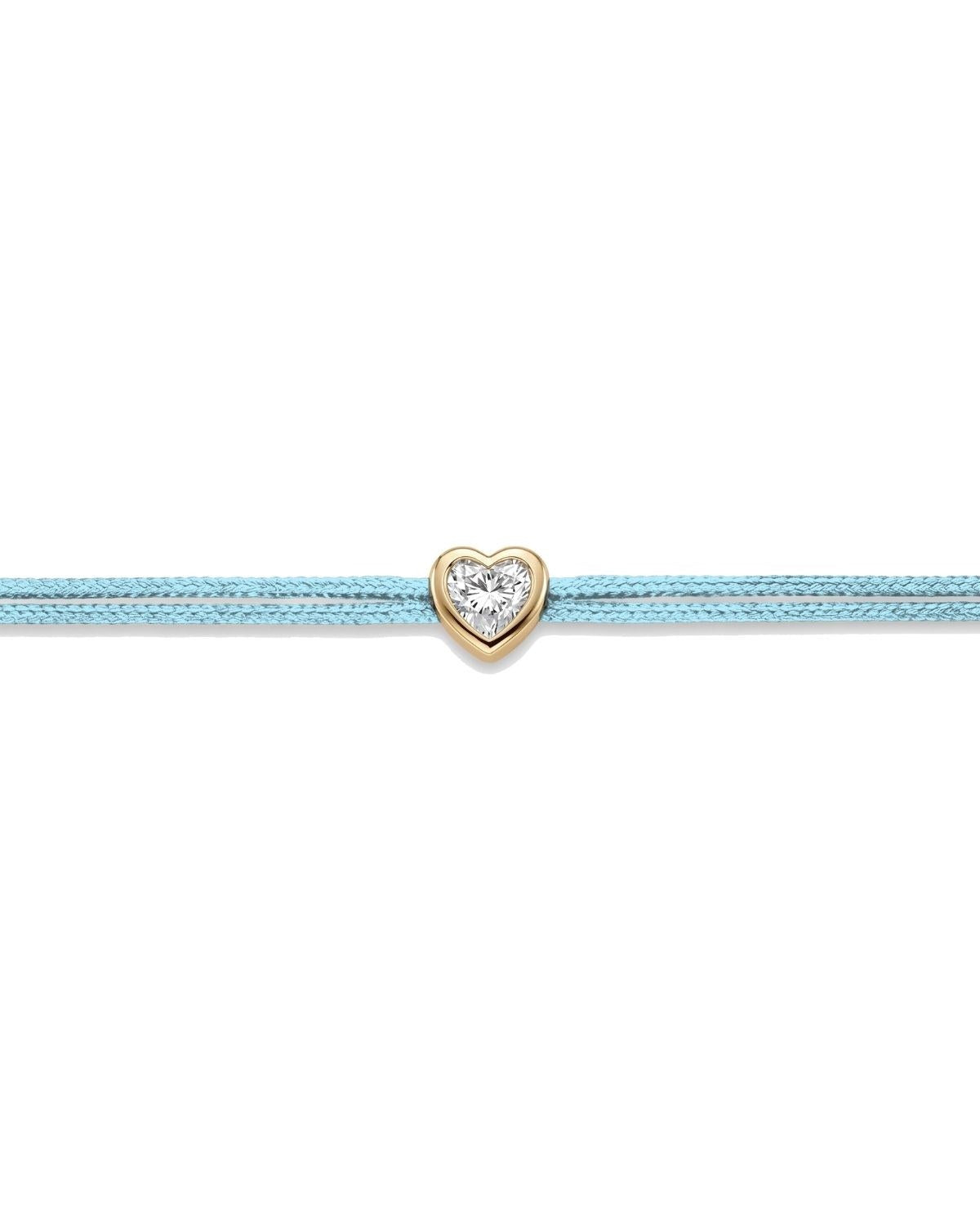 Βραχιόλι γαλάζιο με διαμάντι Lab grown 0.50ct της LOVELAB