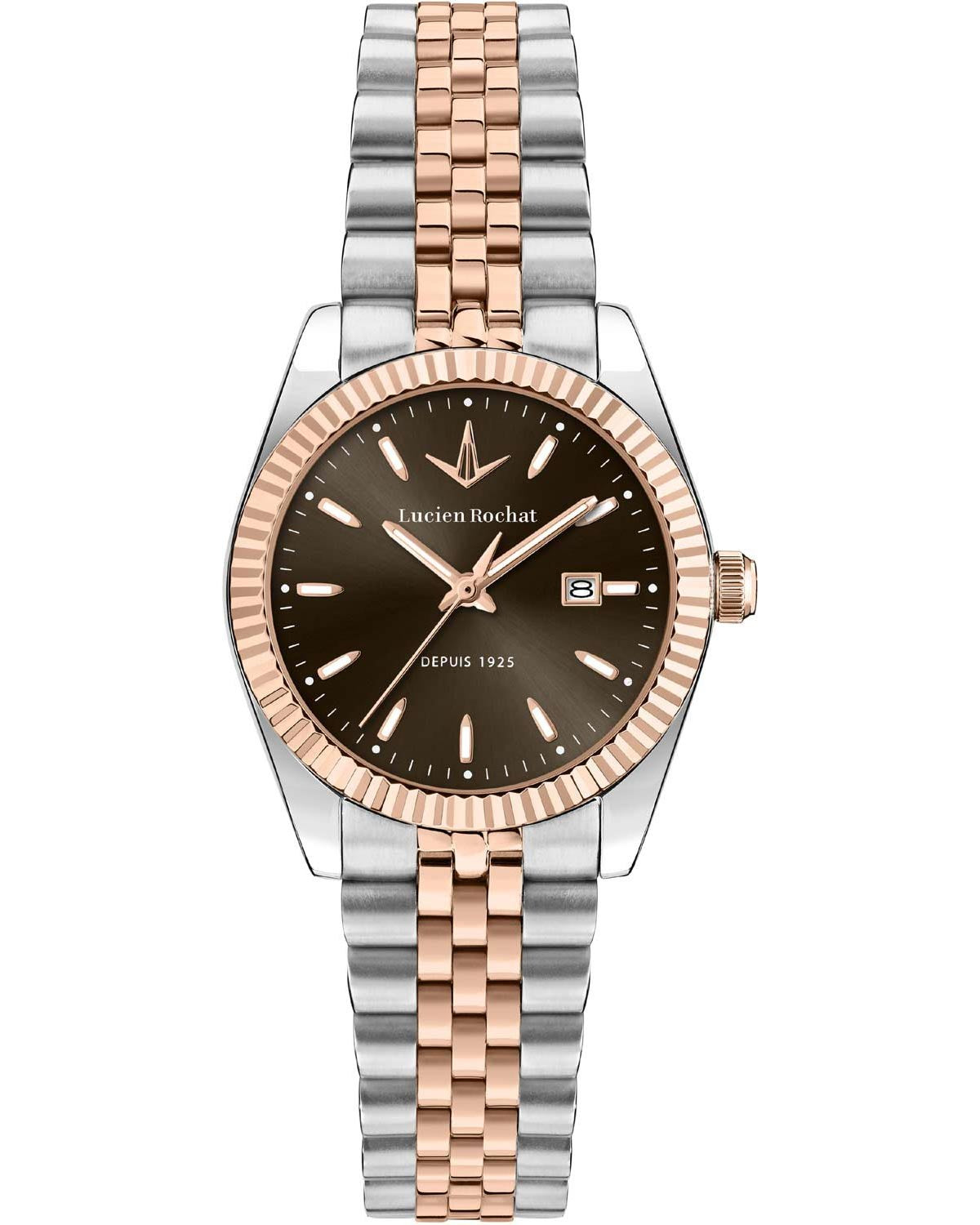 Ρολόι LUCIEN ROCHAT Bienne Two Tone Stainless Steel Bracelet