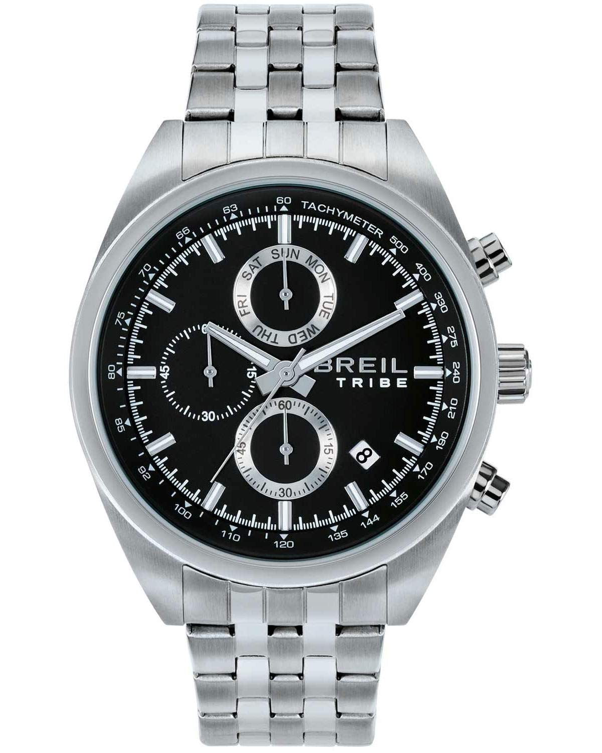 Ρολόι BREIL Tribe Sky Volt Chronograph Silver Stainless Steel Bracelet
