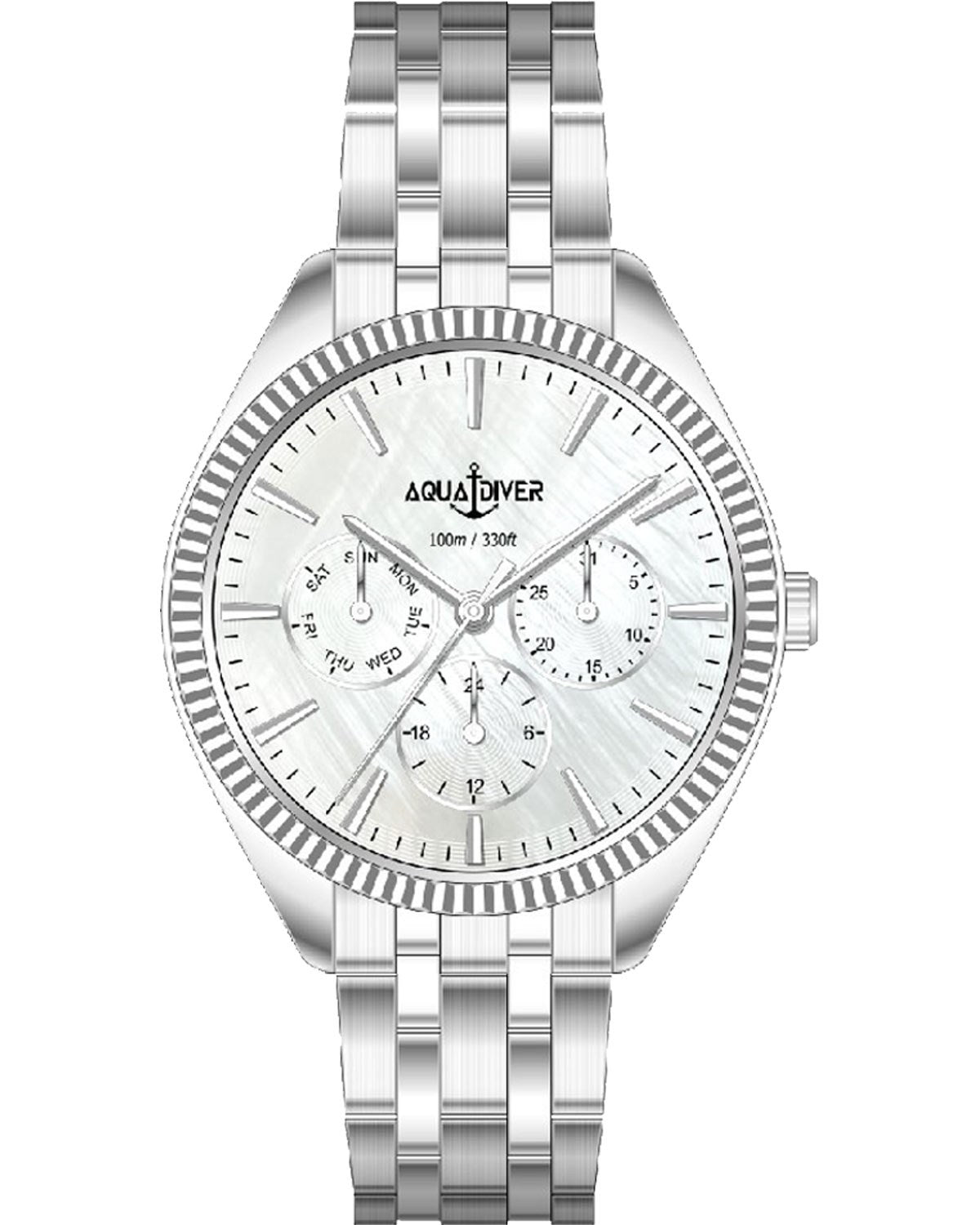 Ρολόι AQUADIVER Mermaid Silver Stainless Steel Bracelet