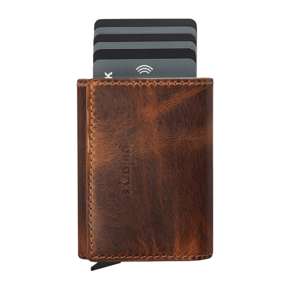 Pularys Bosto RFID Vintage Saddle Leather Brown 169331007