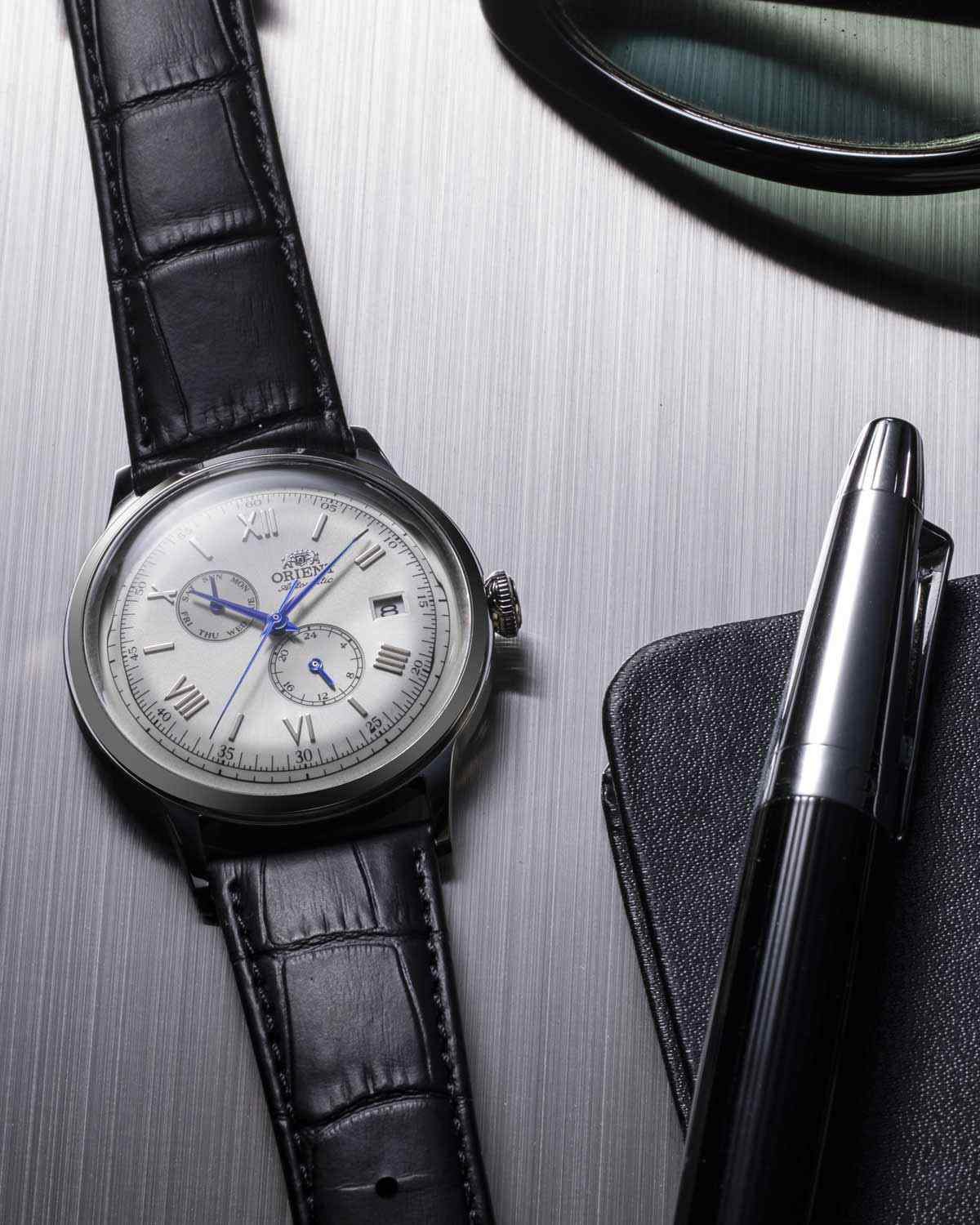 Ρολόι ORIENT Classic Automatic Black Leather Strap