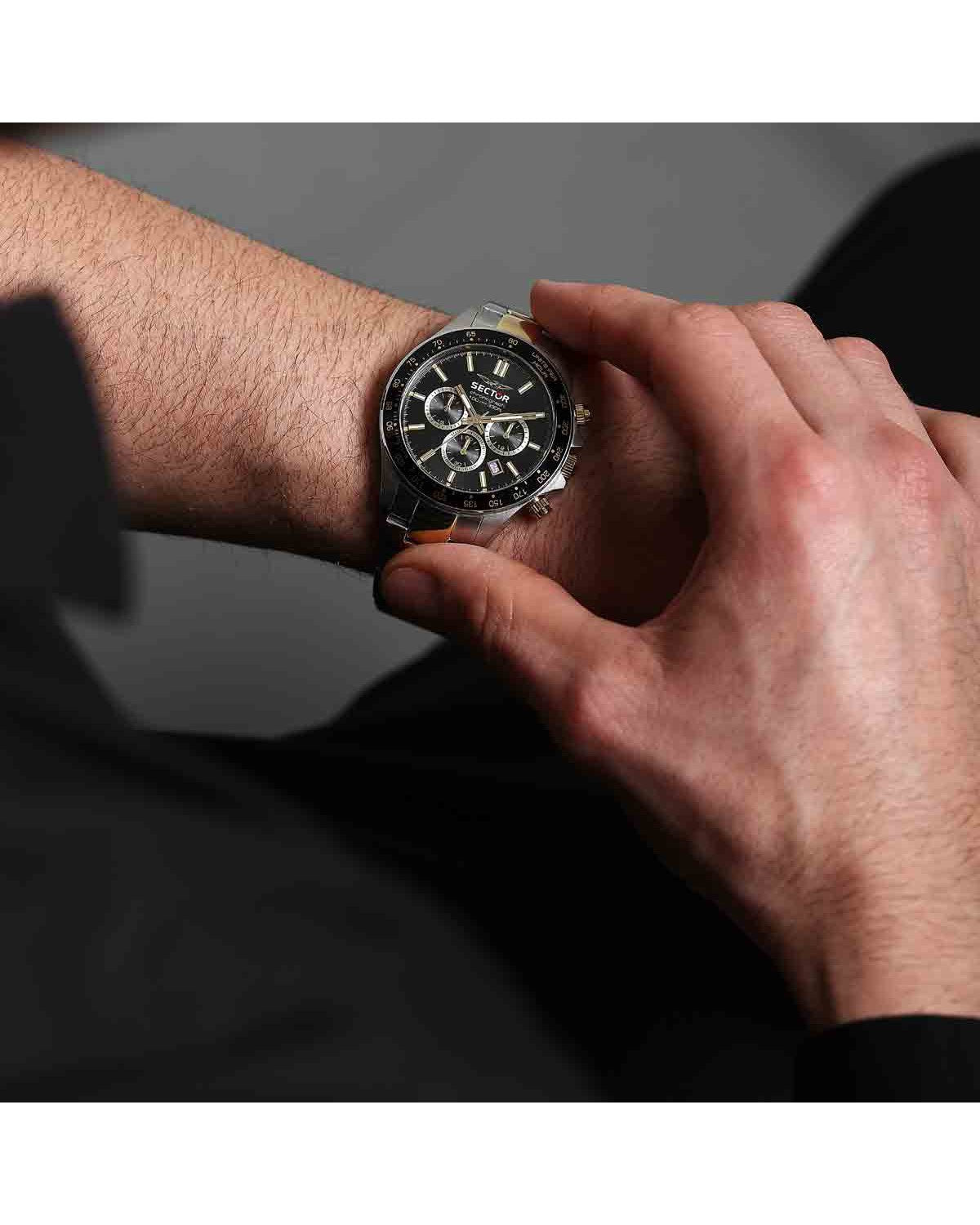 Ρολόι SECTOR 230 Chronograph Two Tone Stainless Steel Bracelet