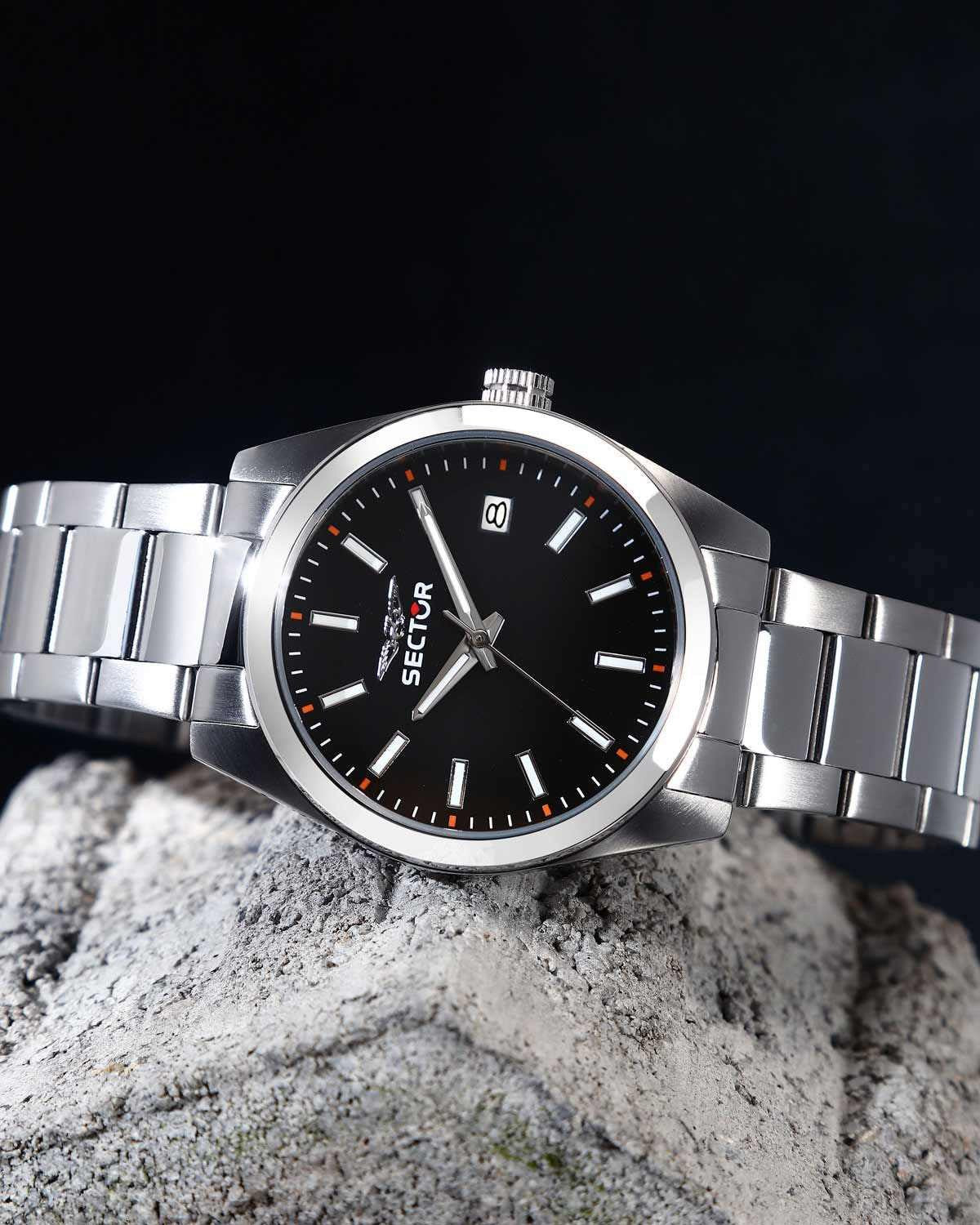 Ρολόι SECTOR 240 Silver Stainless Steel Bracelet