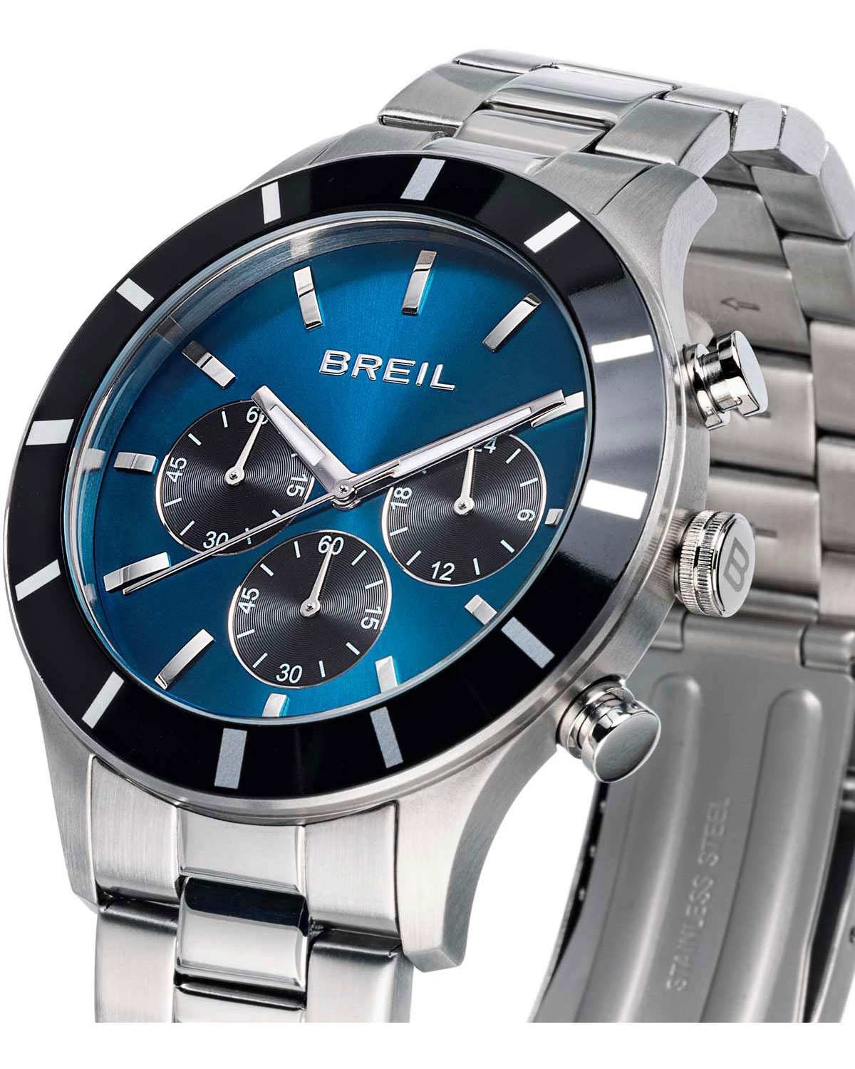 Ρολόι BREIL Remixer Chronograph Silver Stainless Steel Bracelet
