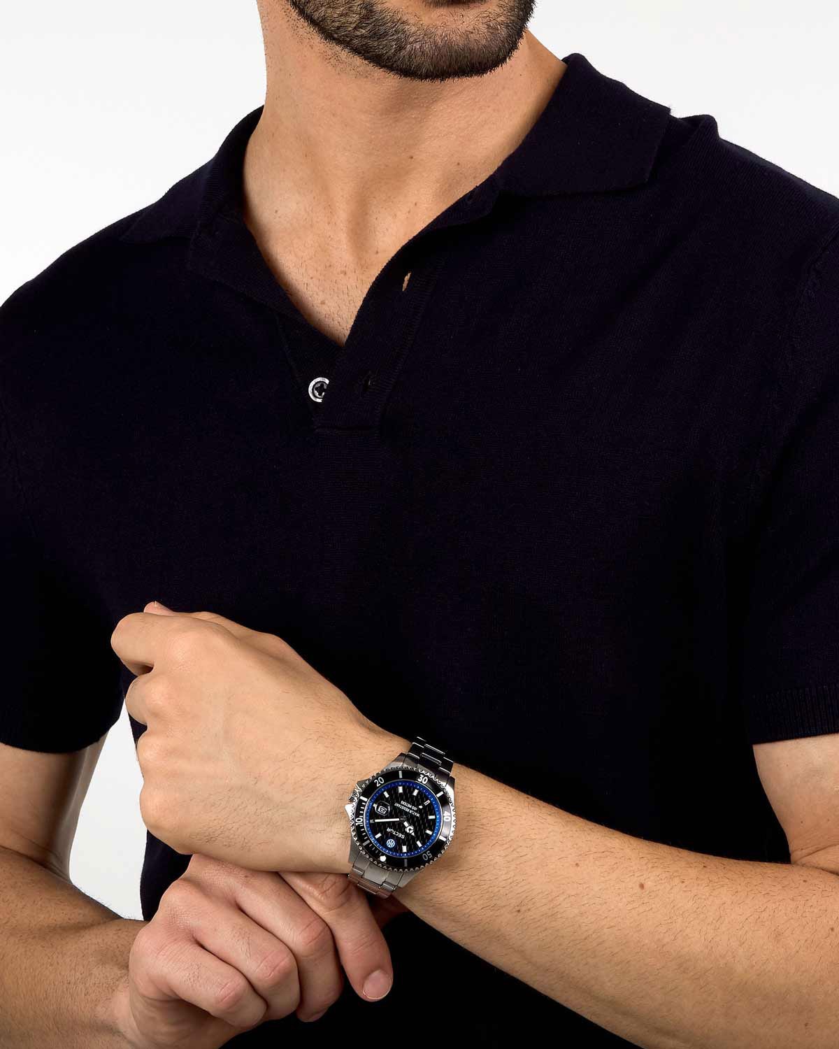 Ρολόι SECTOR 230 Inter Silver Stainless Steel Bracelet Special Edition