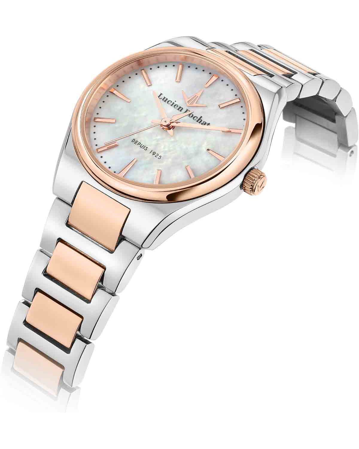 LUCIEN ROCHAT Avenue Two Tone Stainless Steel Bracelet