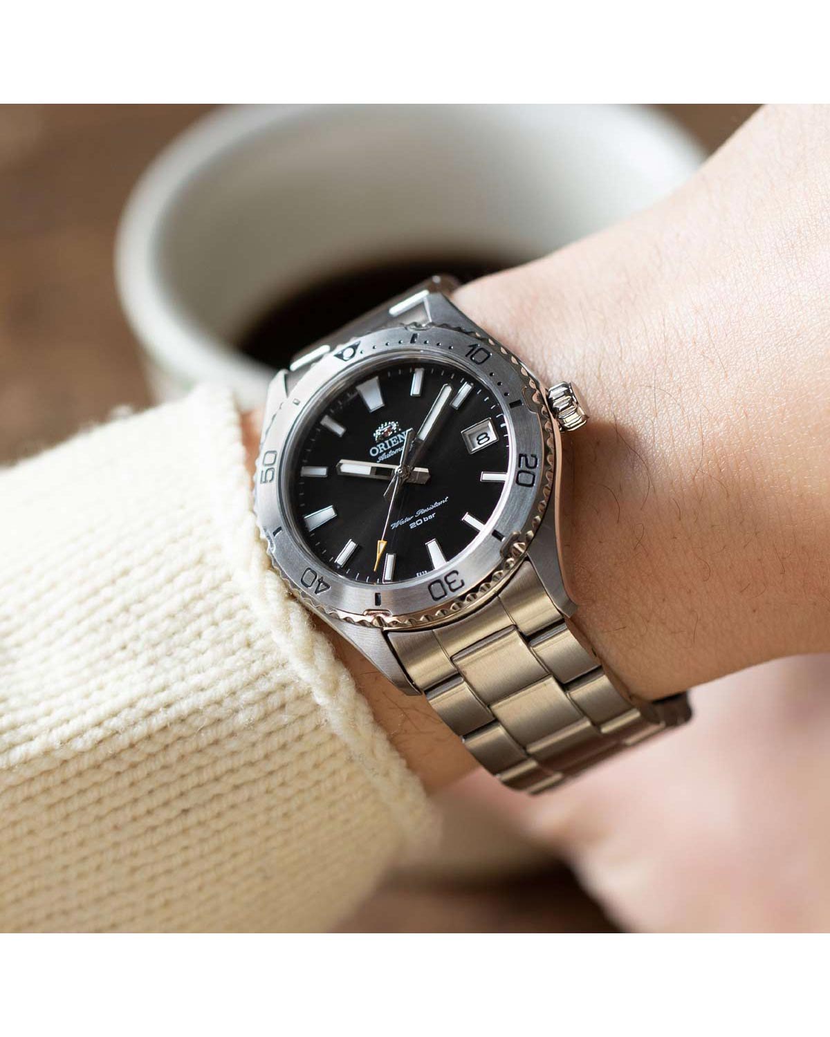 Ρολόι ORIENT Sports Mako 40 Automatic Silver Stainless Steel Bracelet