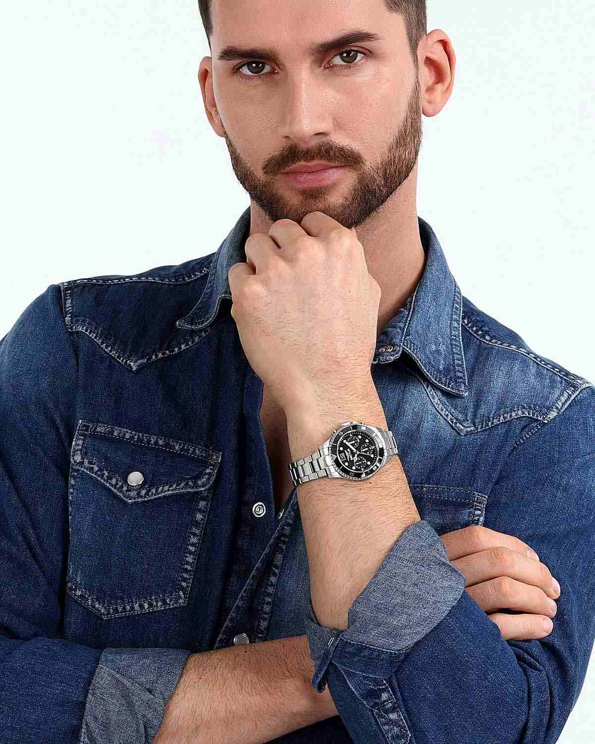 Ρολόι SECTOR 230 Chronograph Silver Stainless Steel Bracelet