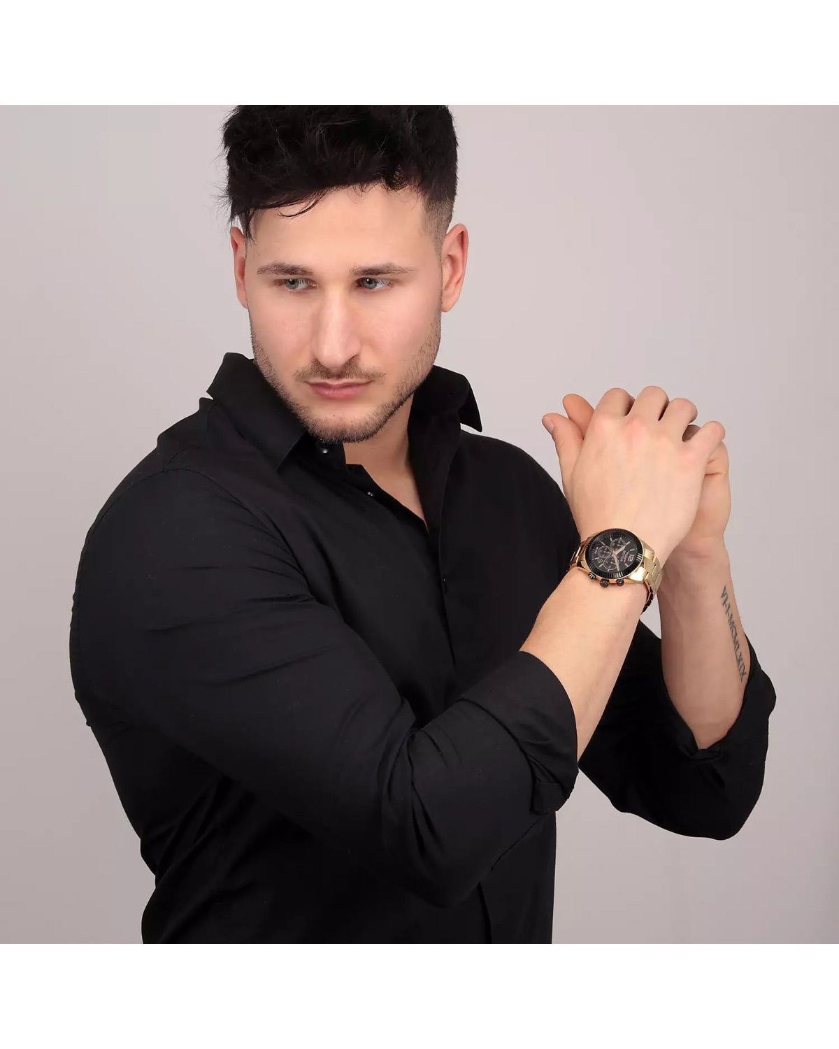 Ρολόι SECTOR 240 Chronograph Gold Stainless Steel Bracelet