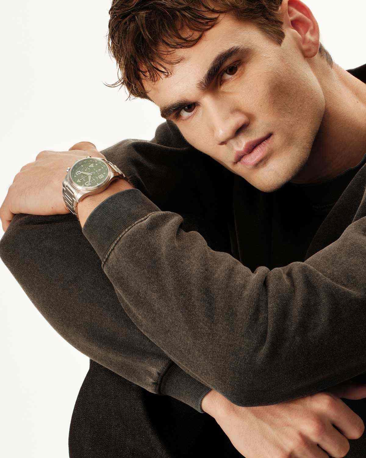 Ρολόι BREIL Tribe Recon Chronograph Silver Stainless Steel Bracelet