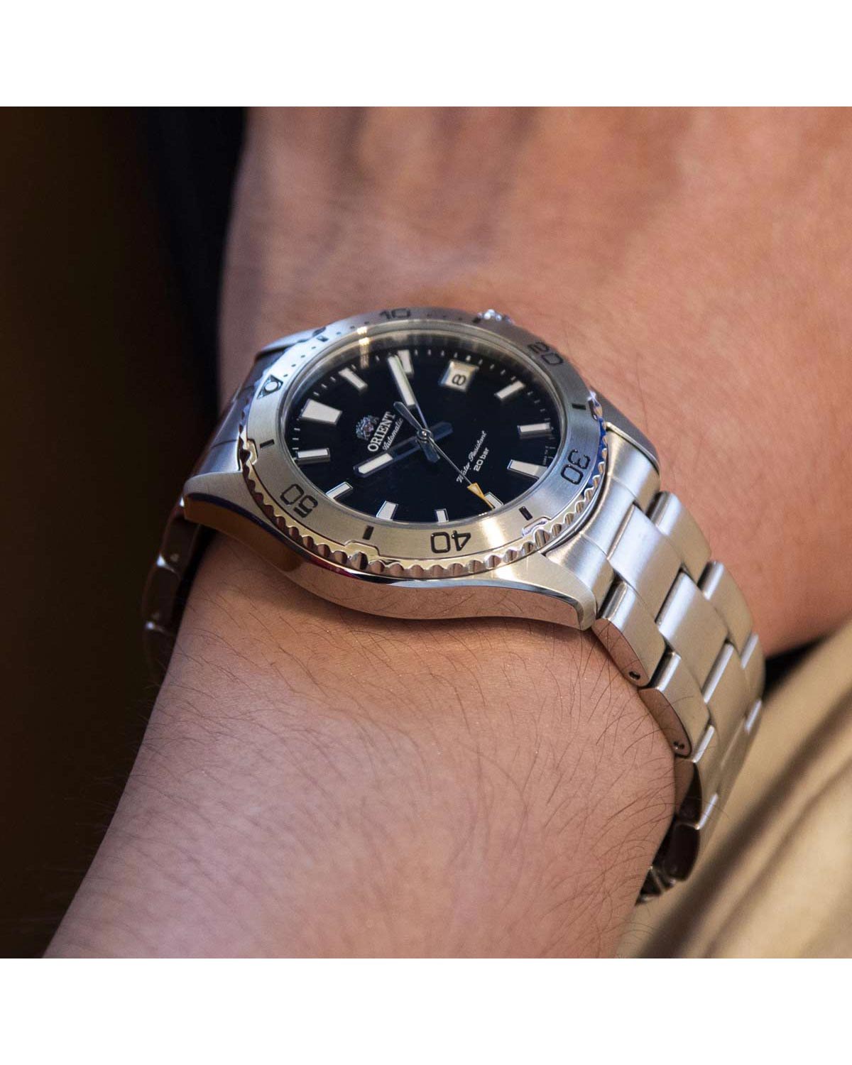 Ρολόι ORIENT Sports Mako 40 Automatic Silver Stainless Steel Bracelet