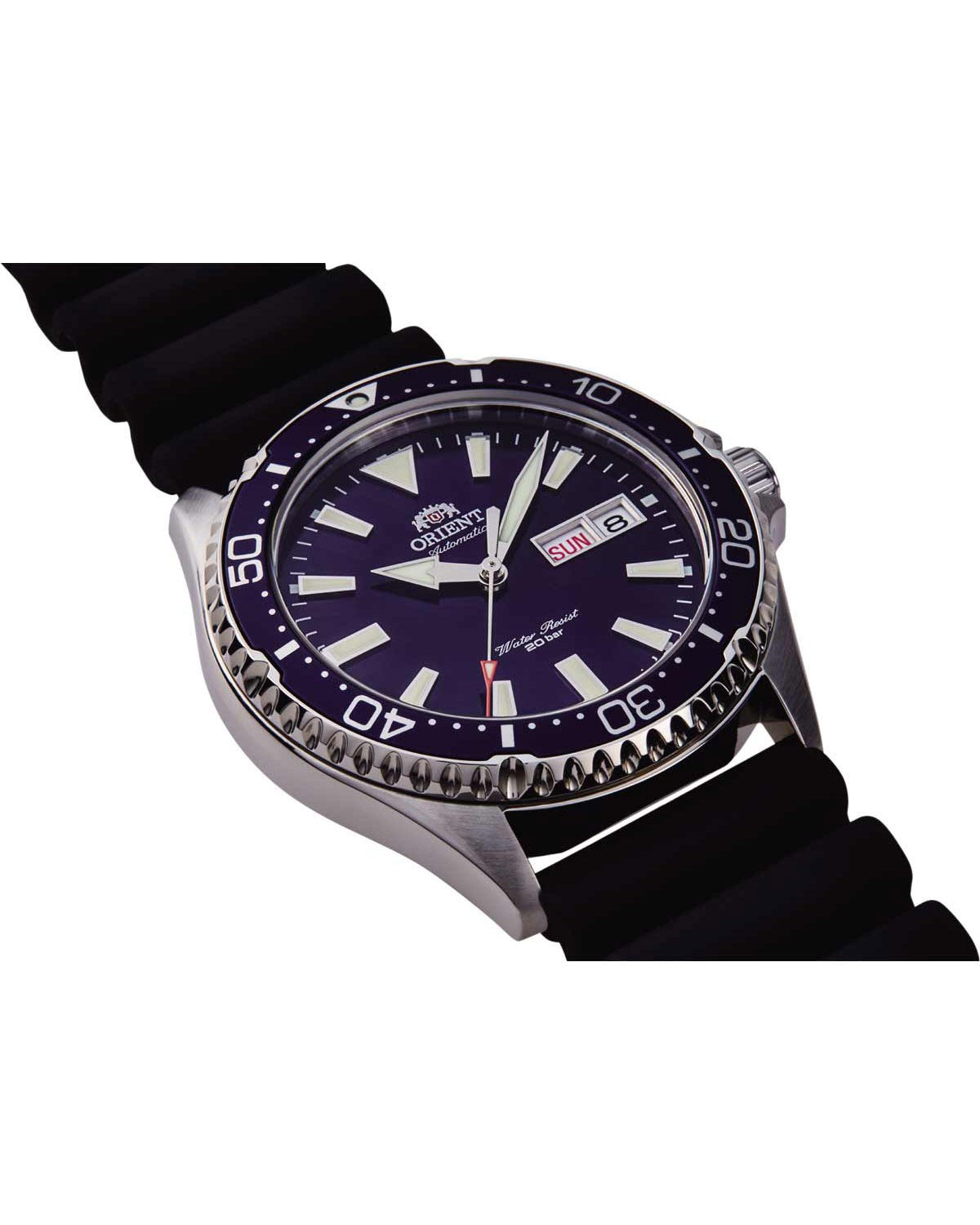 Ρολόι ORIENT Sports Diver Mako Automatic Black Rubber Strap