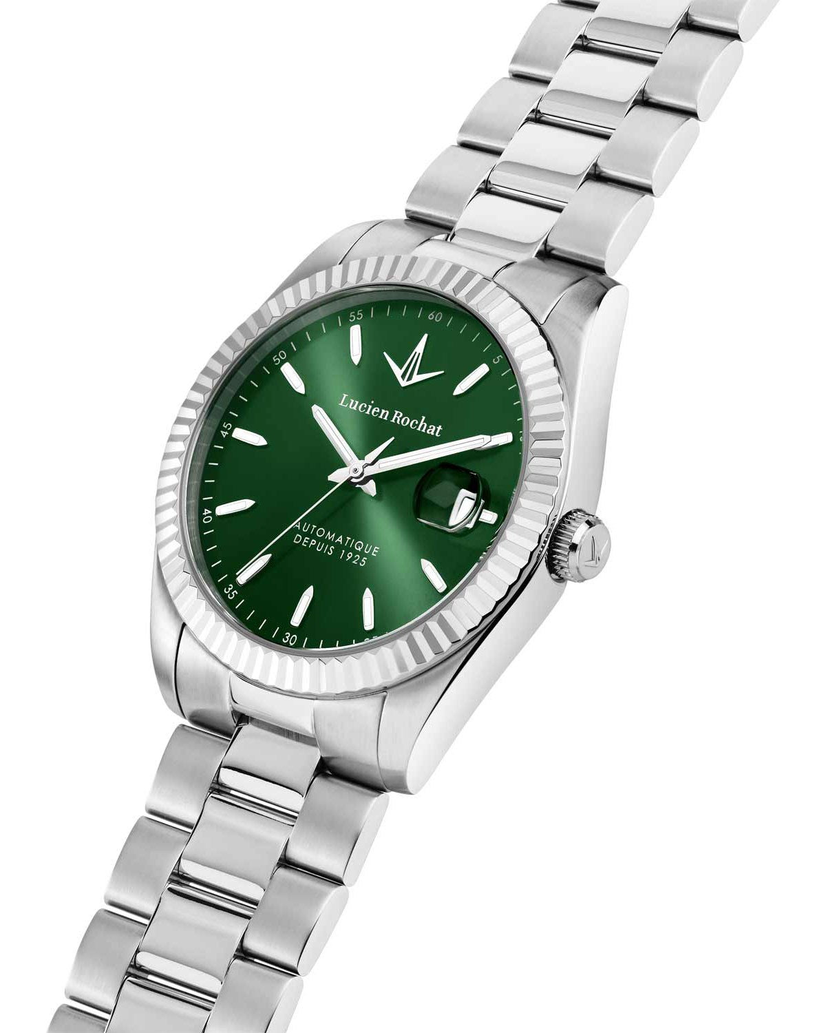 Ρολόι LUCIEN ROCHAT Bienne Automatic Silver Stainless Steel Bracelet