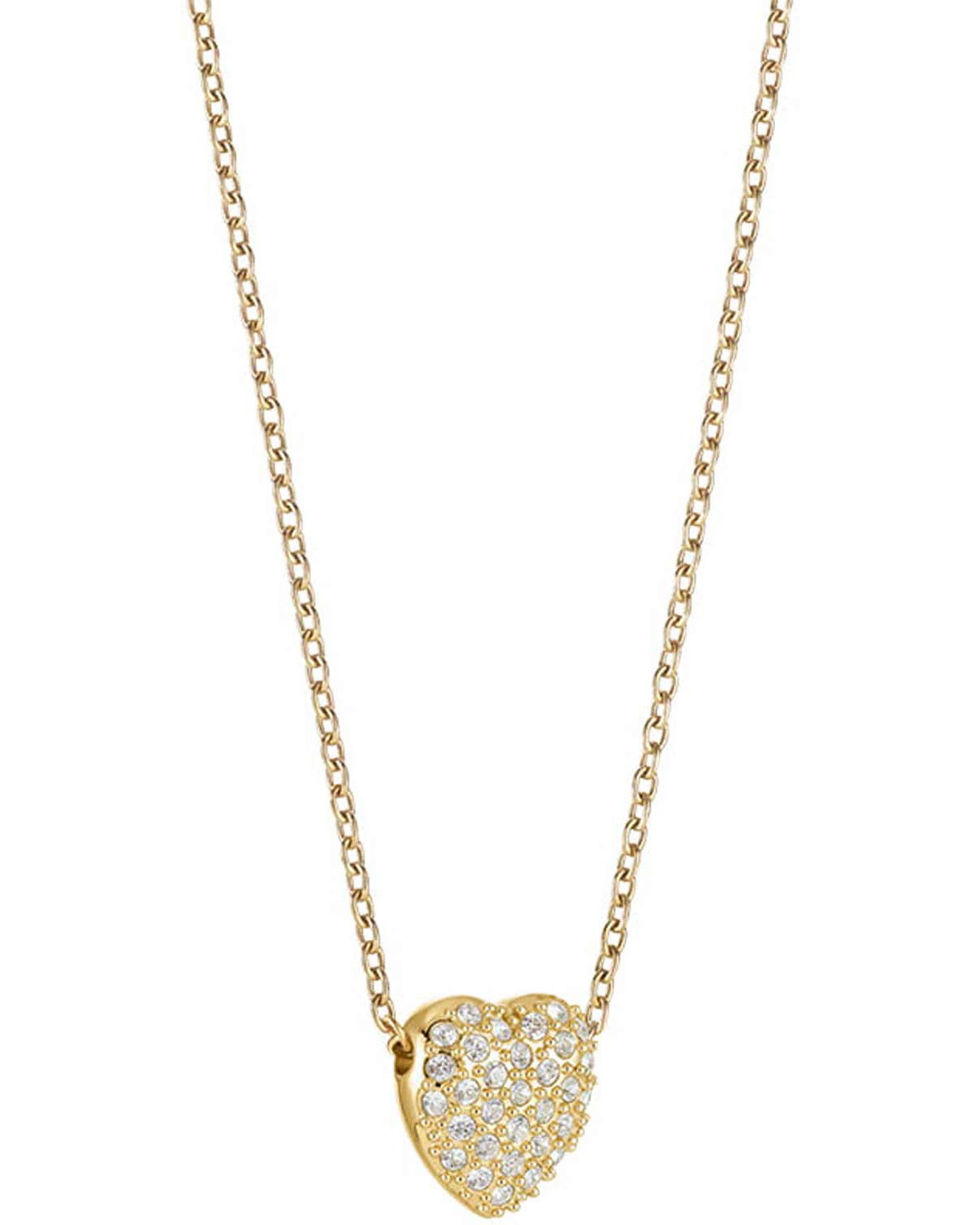 Σετ κολιέ και σκουλαρίκια BERING Valentine's Set Gold από ανοξείδωτο ατσάλι