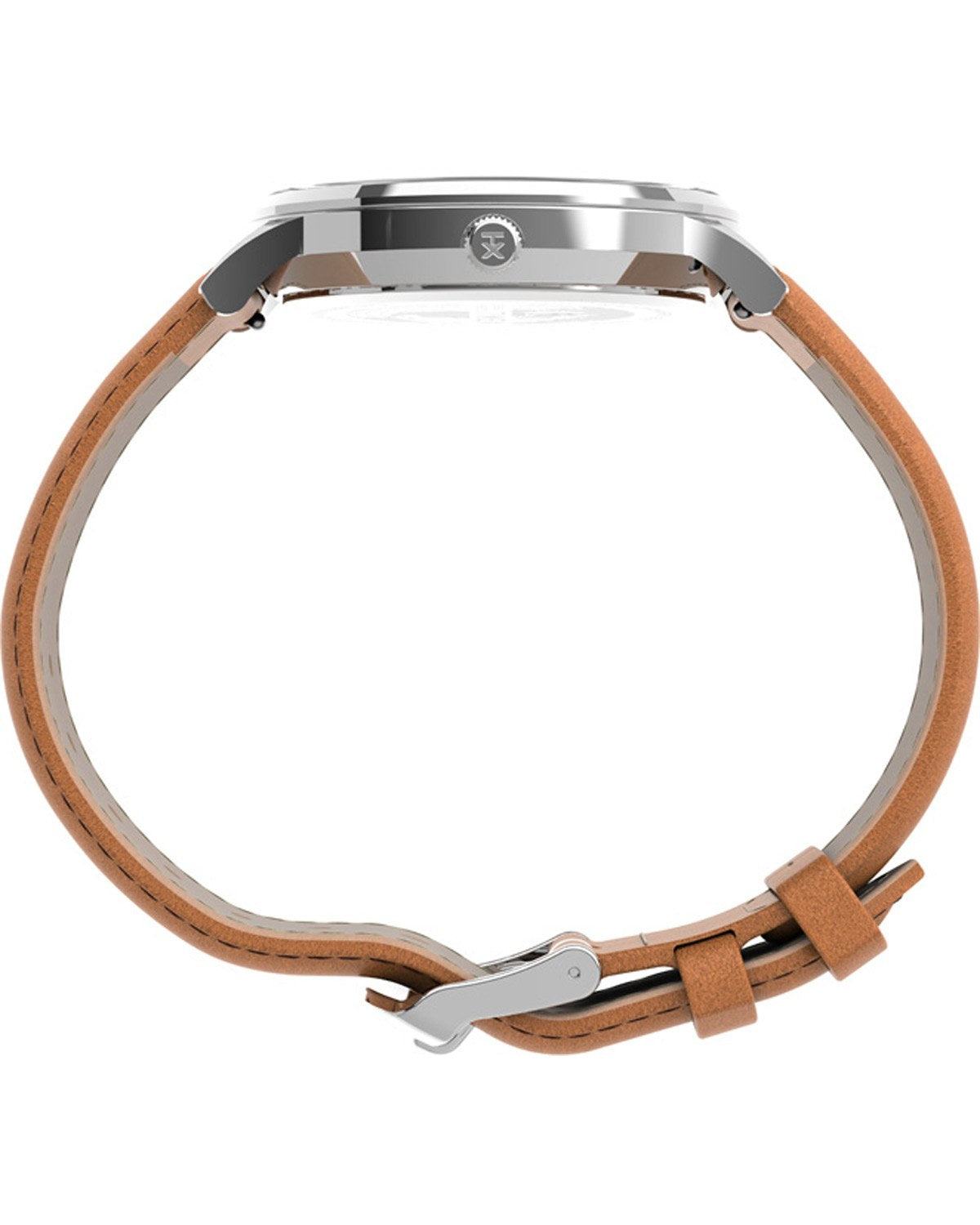 TIMEX Waterbury Brown Leather Strap