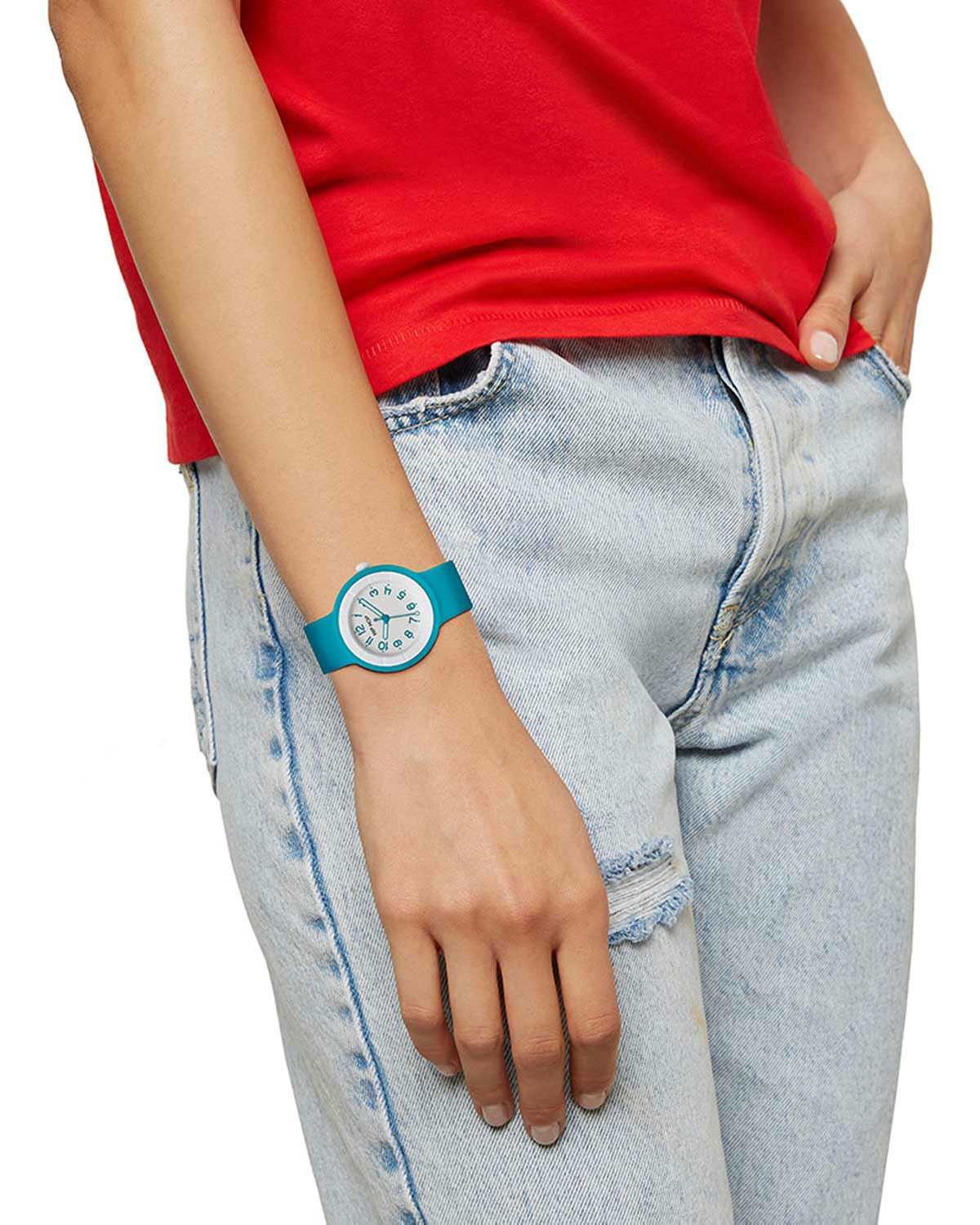 Ρολόι HIP HOP Hero.DOT Sky Light Blue Silicone Strap
