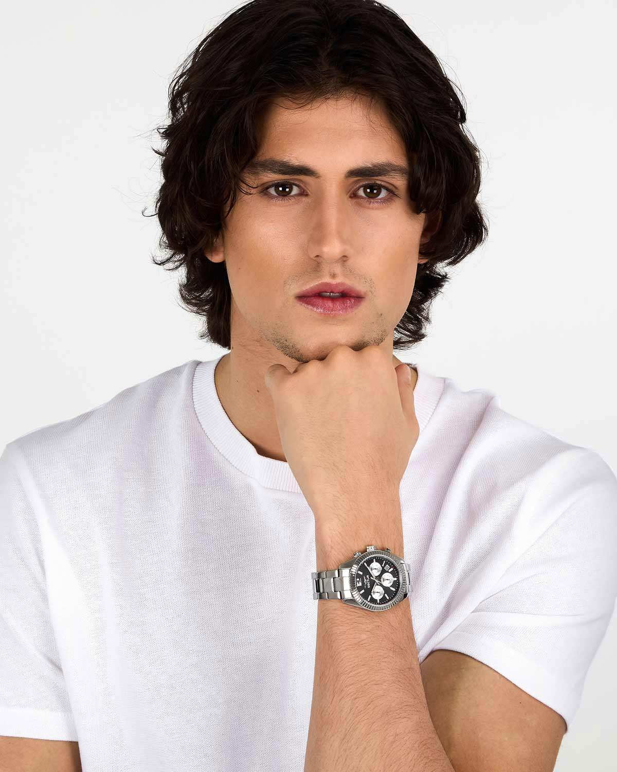 Ρολόι SECTOR 240 Chronograph Silver Stainless Steel Bracelet