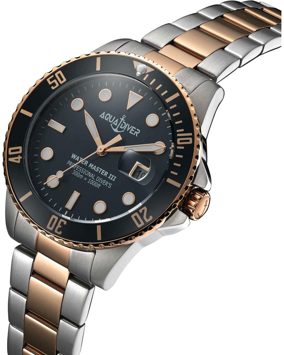 Ρολόι AQUADIVER Water Master III Two Tone Stainless Steel Bracelet