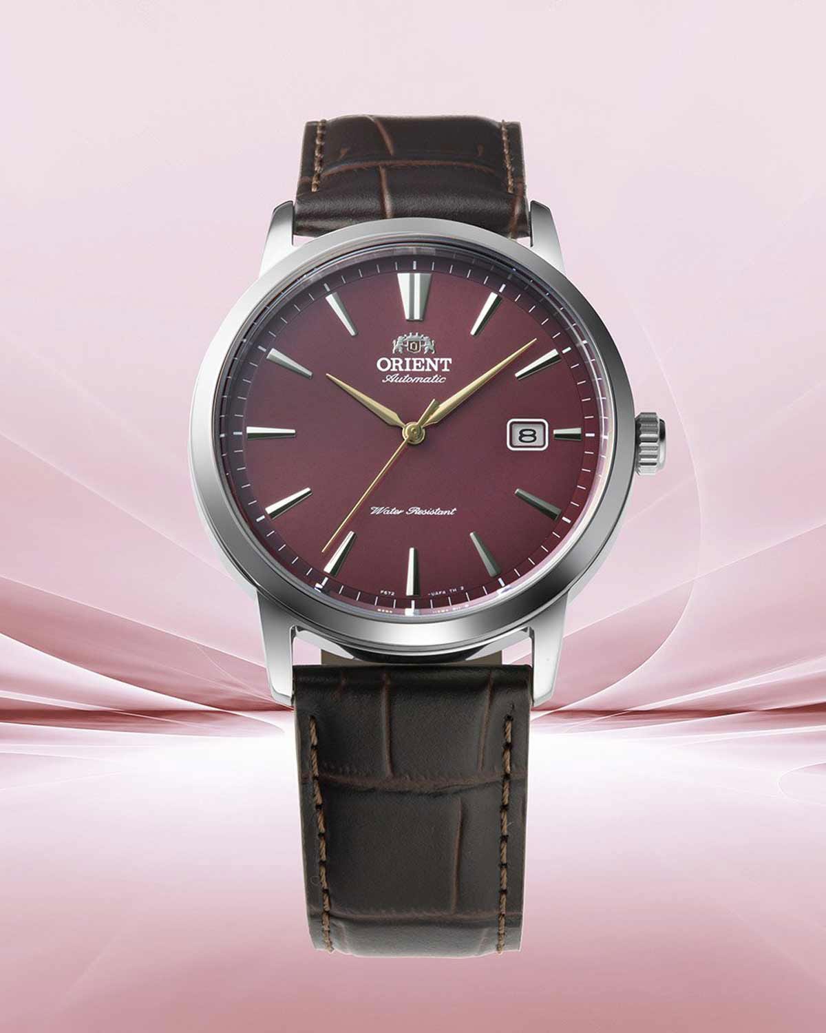 Ρολόι ORIENT Contemporary European Exclusive Automatic Brown Leather Strap