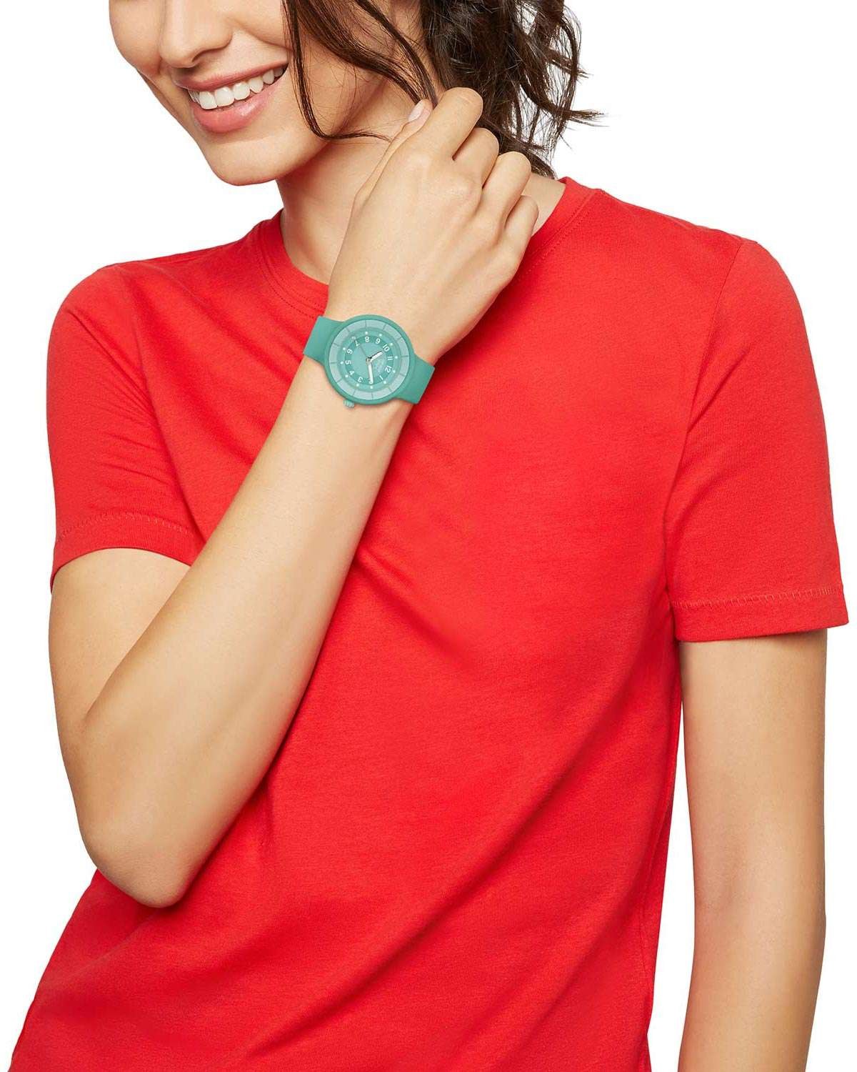 Ρολόι HIP HOP Hero.DOT Solar Turquoise Silicone Strap