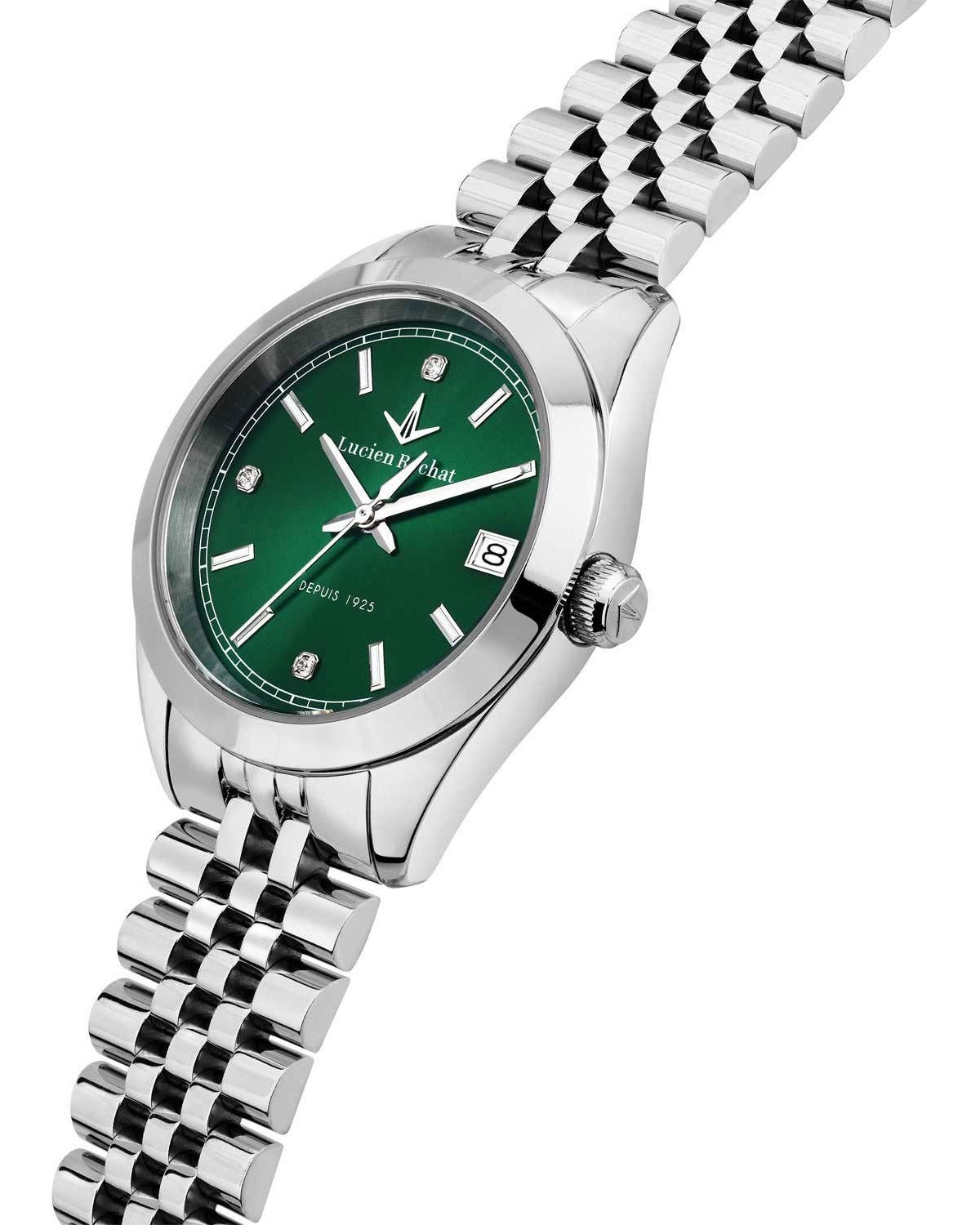 Ρολόι LUCIEN ROCHAT Madame Diamonds Silver Stainless Steel Bracelet
