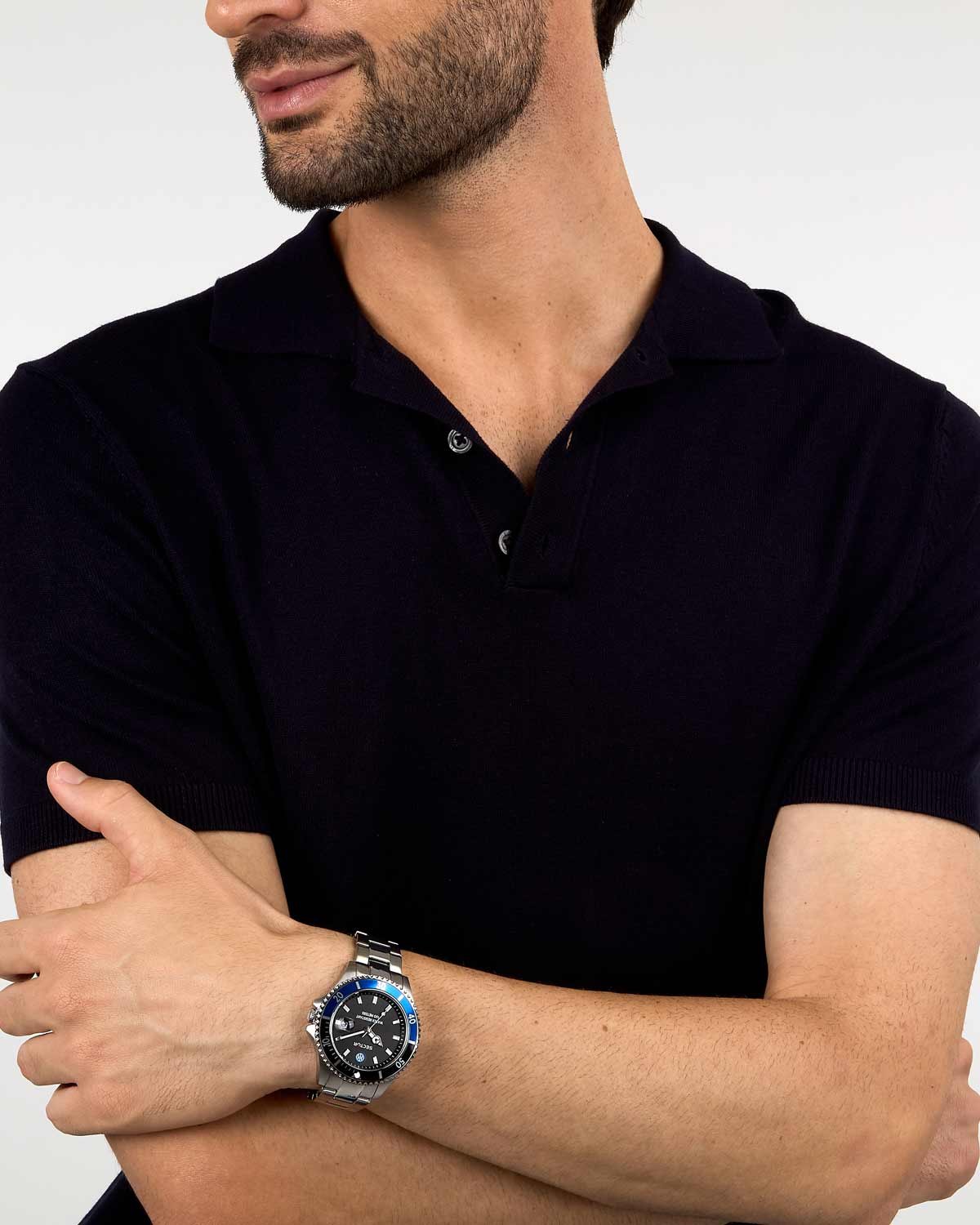 Ρολόι SECTOR 230 Inter Silver Stainless Steel Bracelet Special Edition
